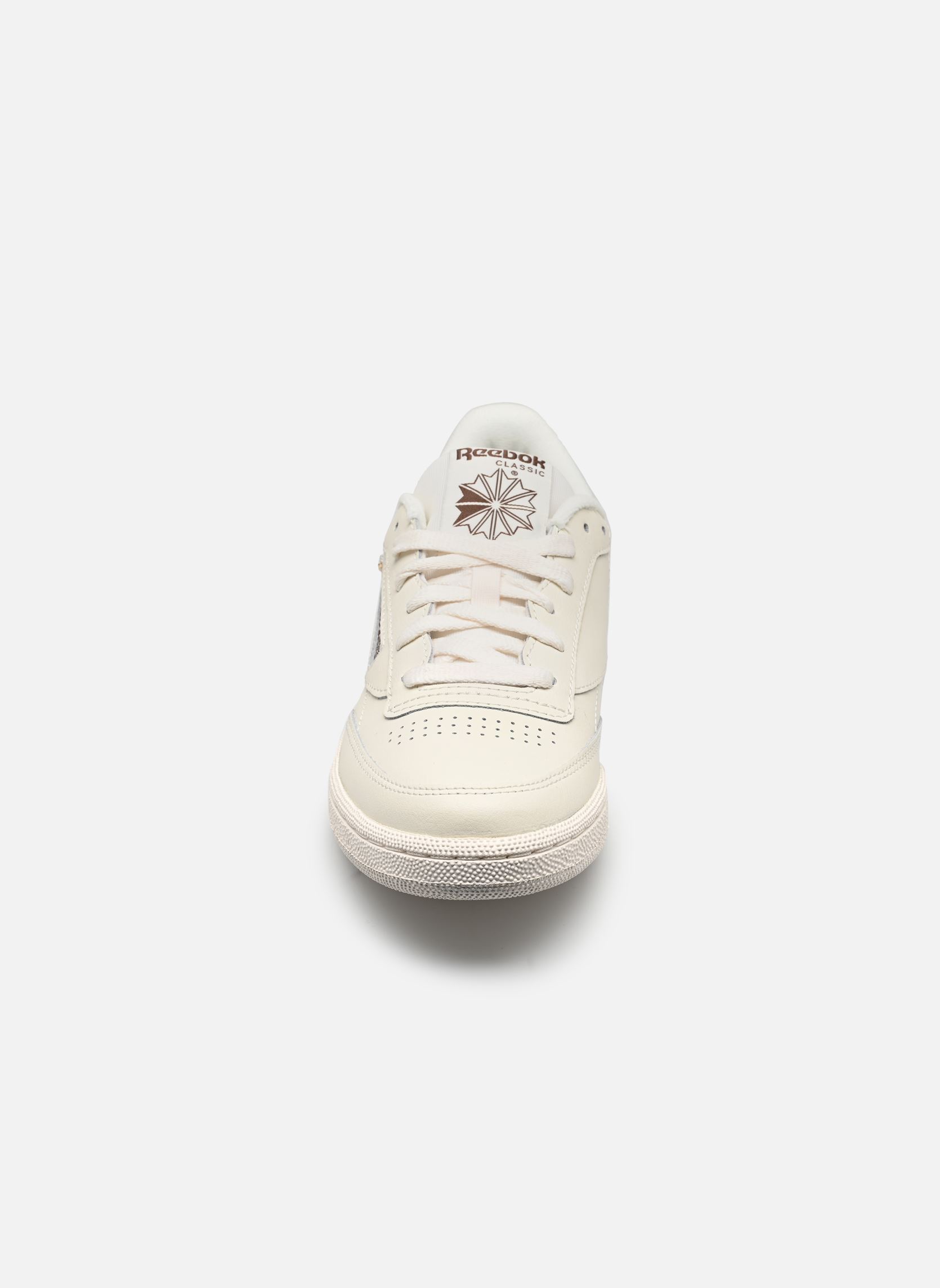 Niedrige Sneaker Club C 85 damen weiß Reebok Niedrige Sneaker Club C 85 damen weiß CHALK/MAH/GOLDMT