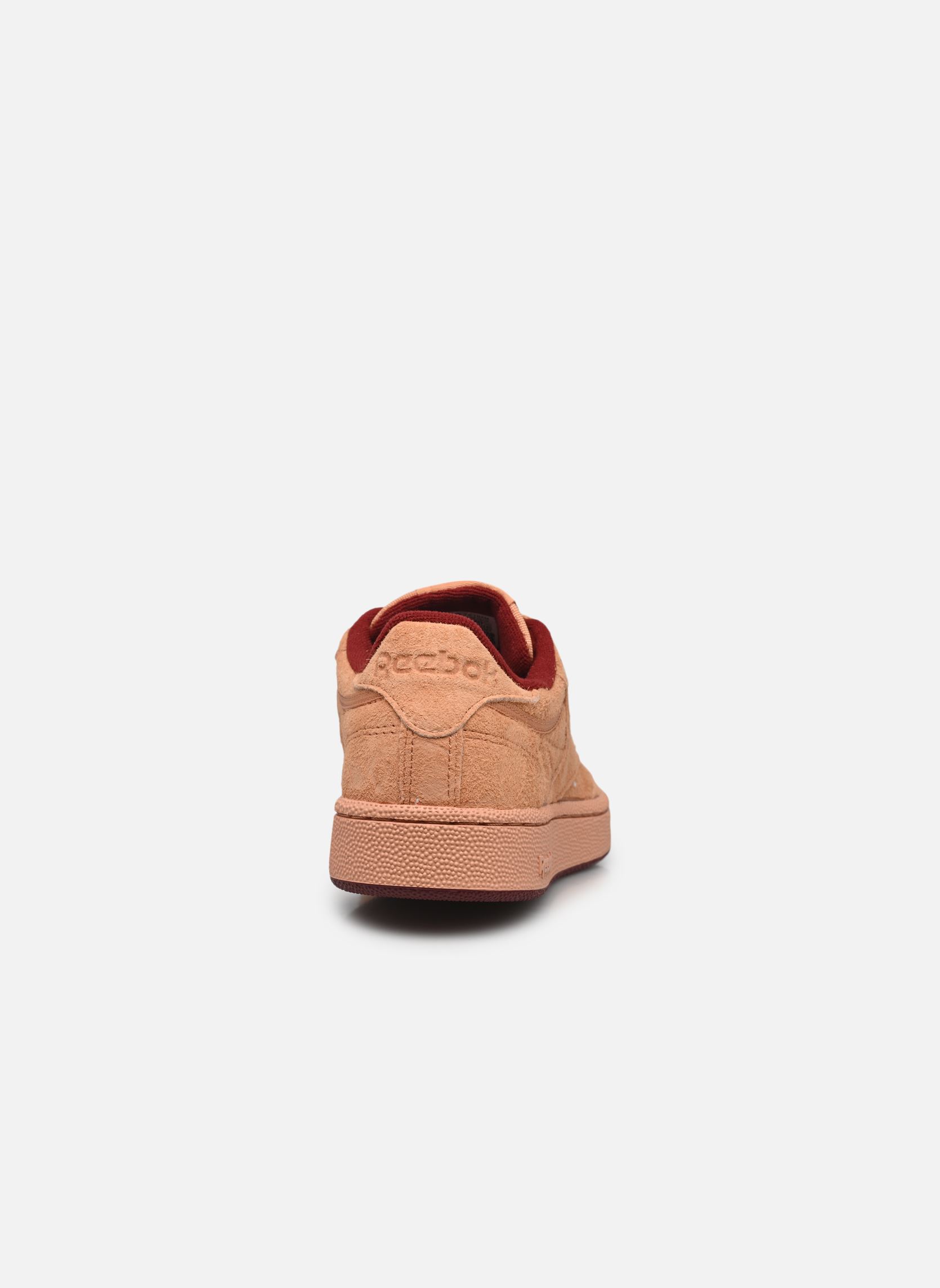 Baskets basses Club C 85 femme rose Reebok Baskets basses Club C 85 femme rose CLAY/WASHEDCLAY/RICHMAROON