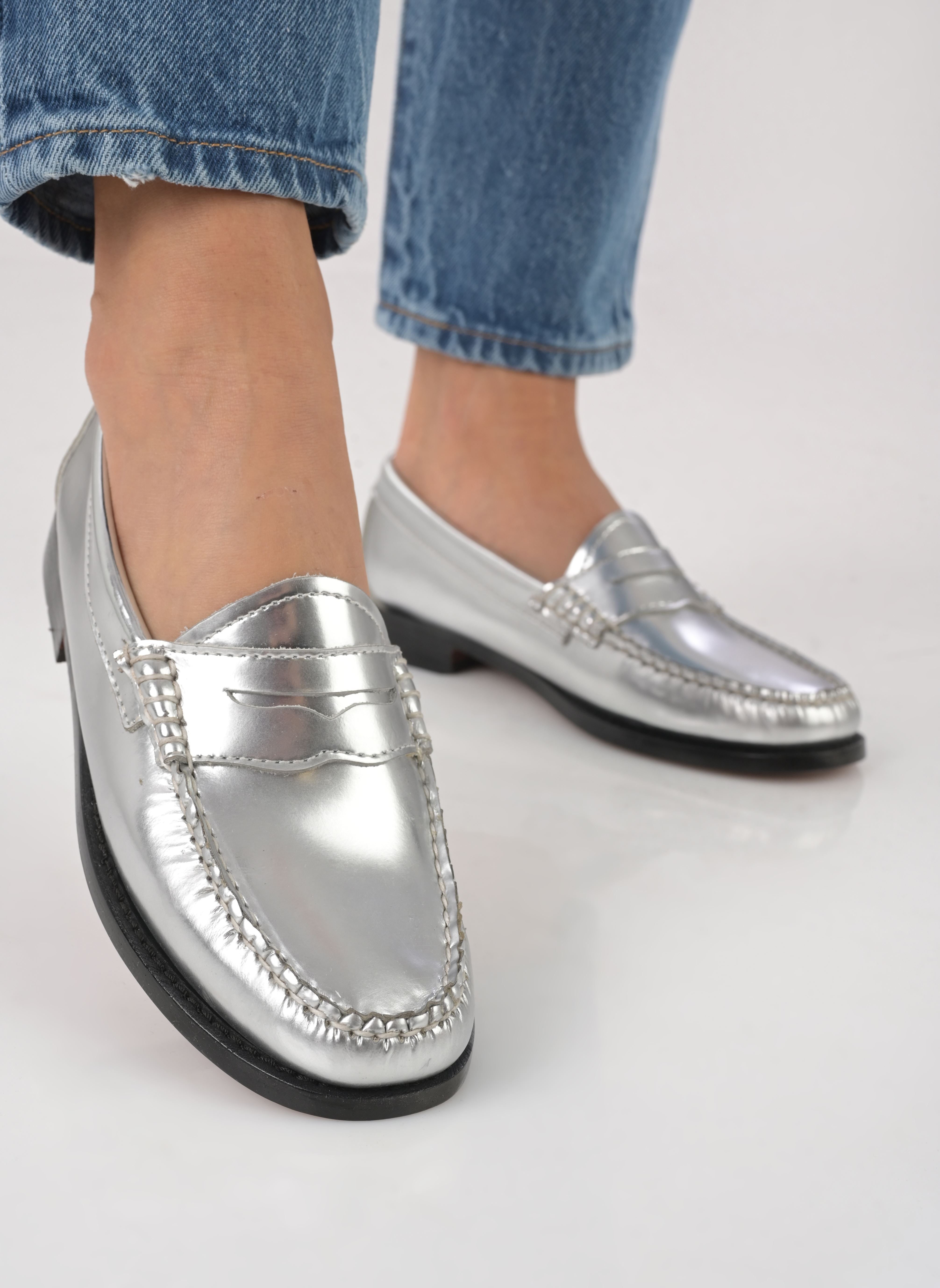 Loafer Weejun WMN Penny damen silber G.H. Bass Loafer Weejun WMN Penny damen silber SILVER