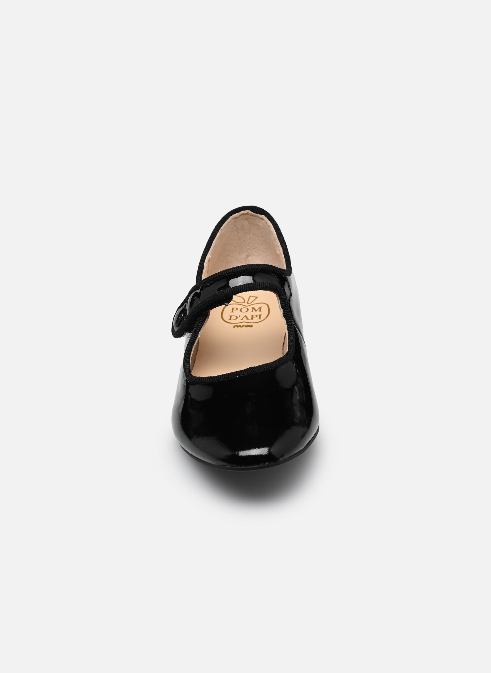 Ballerines Daisy Baby fille noir Pom d Api Ballerines Daisy Baby fille noir NOIR