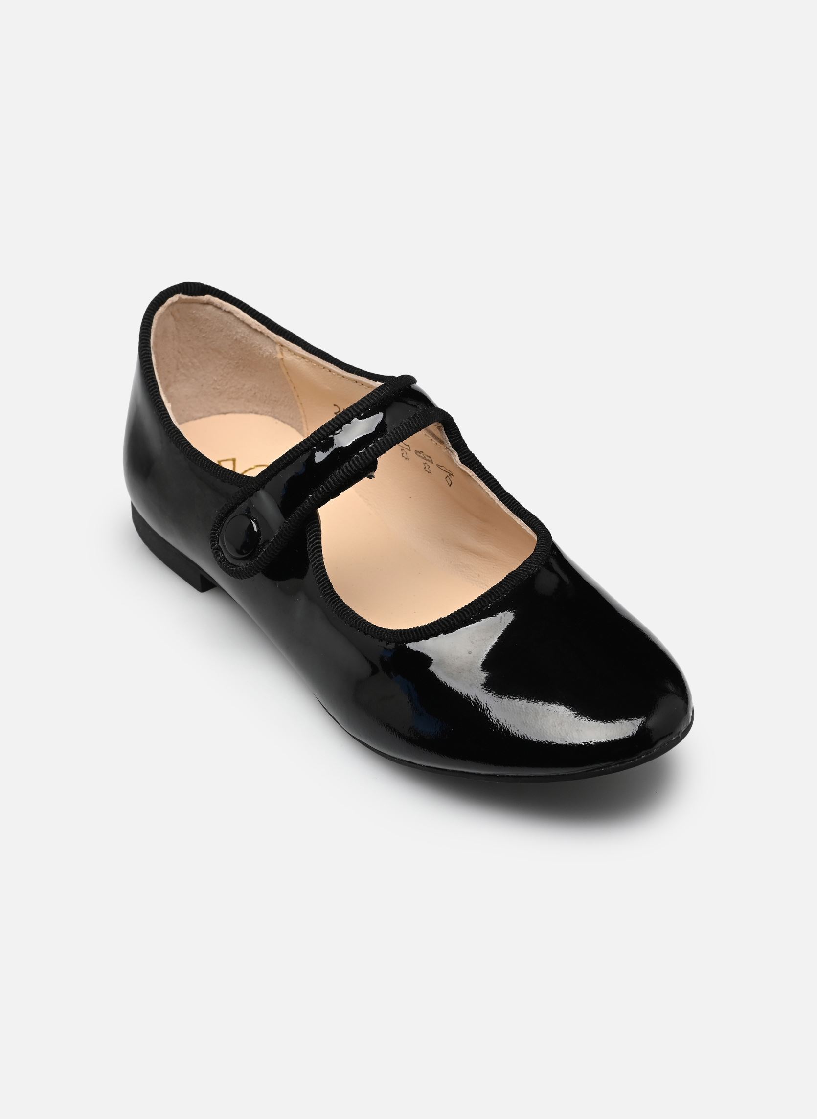 Ballerines Daisy Baby fille noir Pom d Api Ballerines Daisy Baby fille noir NOIR