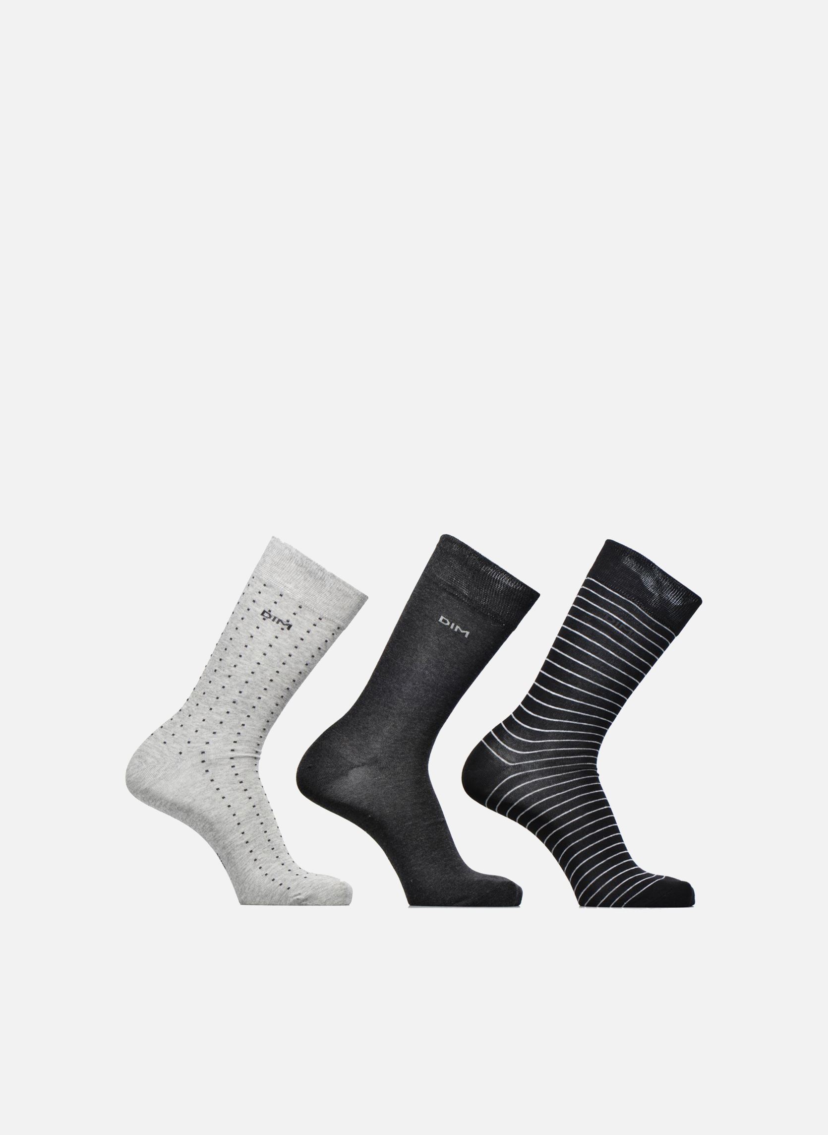 Sneakersocken Coton Style Mi-Chaussettes X3 herren grau Dim Sneakersocken Coton Style Mi-Chaussettes X3 herren grau 5PY N/ANTC/G