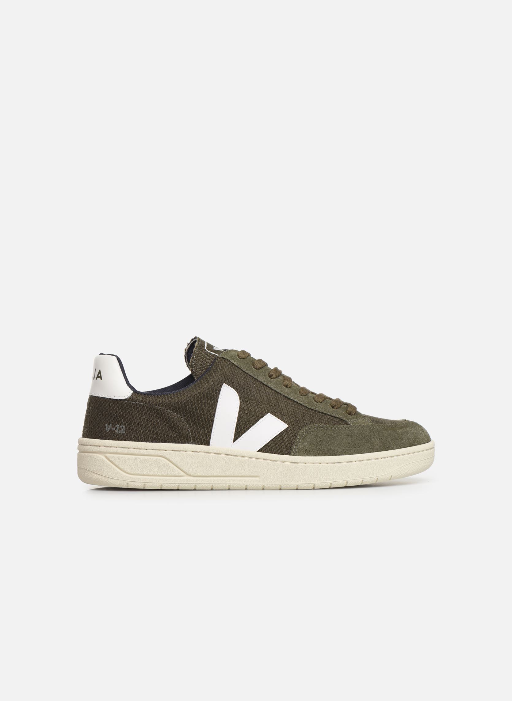 Lage sneakers V-12 M heren groen Veja Lage sneakers V-12 M heren groen OLIVE WHITE