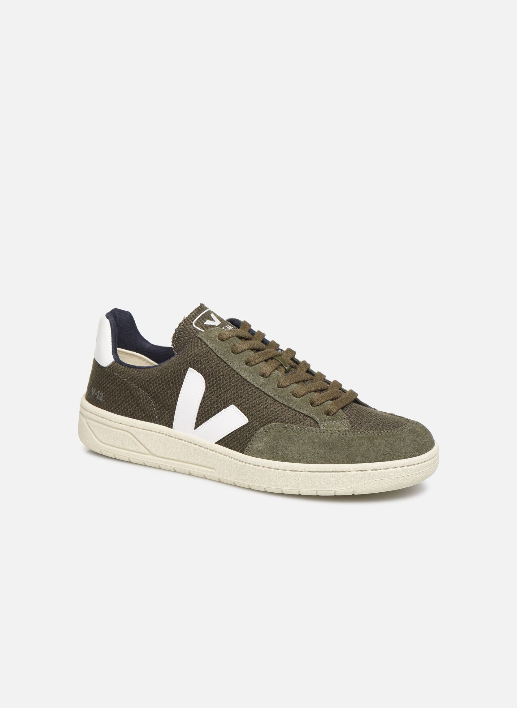 Lage sneakers V-12 M heren groen Veja Lage sneakers V-12 M heren groen OLIVE WHITE