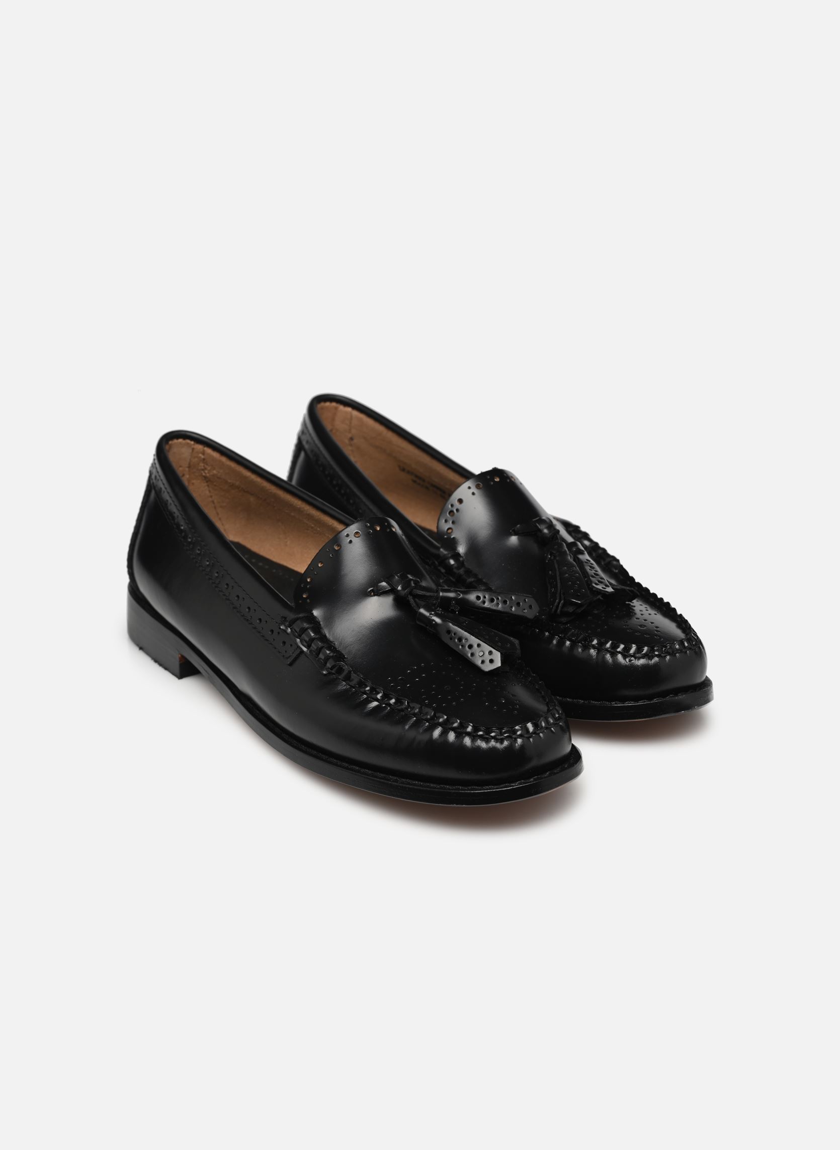 Mocassins WEEJUN WMN Estelle Brogue dames zwart G.H. Bass Mocassins WEEJUN WMN Estelle Brogue dames zwart BLACK LTHR