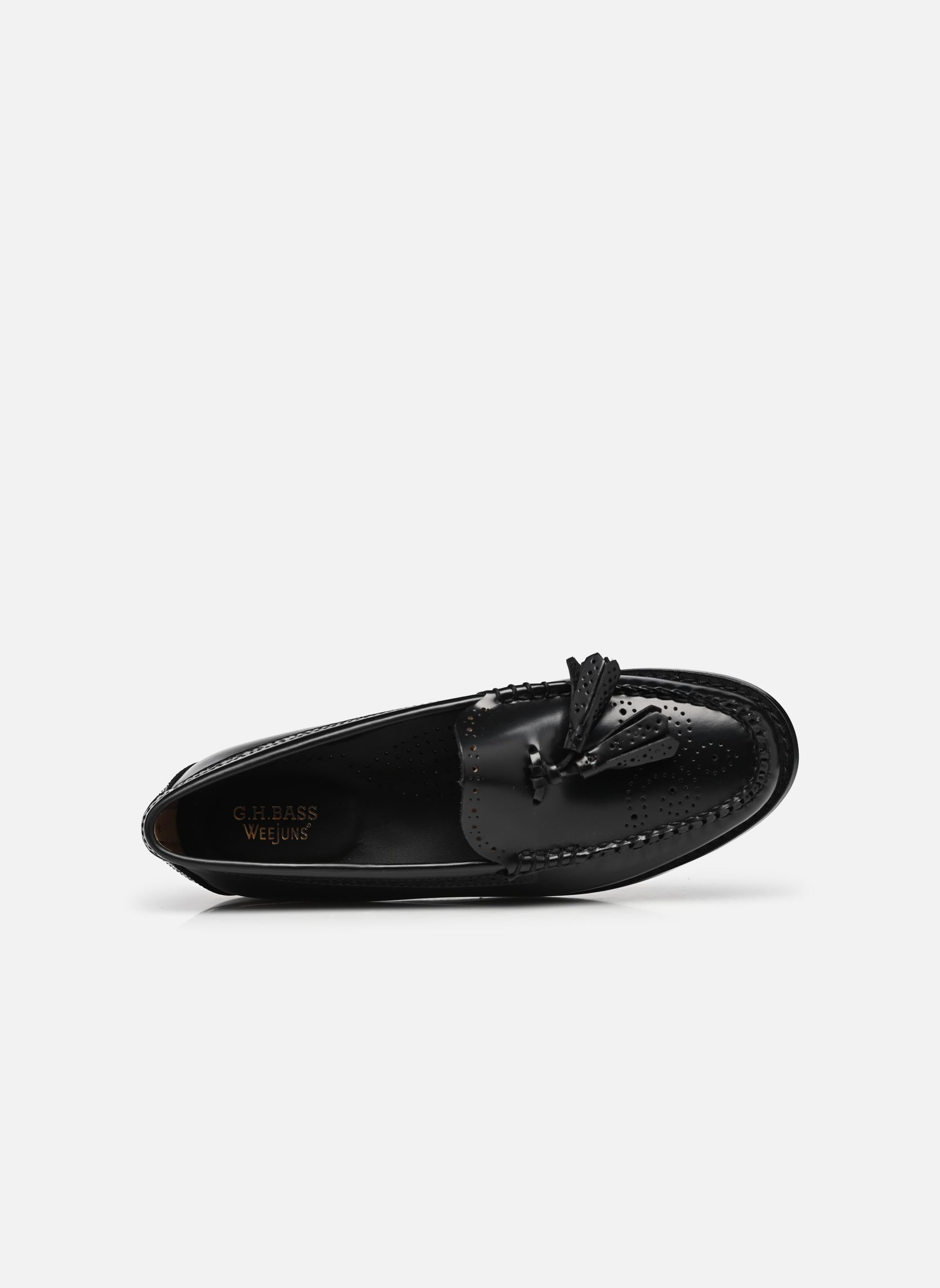 Mocassins WEEJUN WMN Estelle Brogue dames zwart G.H. Bass Mocassins WEEJUN WMN Estelle Brogue dames zwart BLACK LTHR