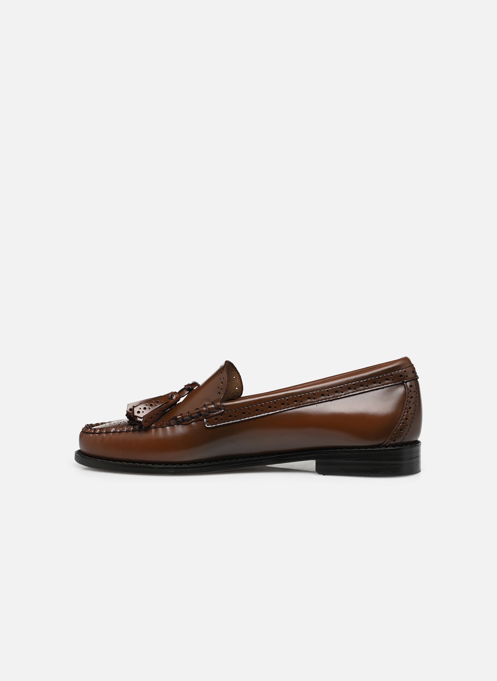 Mocassins WEEJUN WMN Estelle Brogue dames bruin G.H. Bass Mocassins WEEJUN WMN Estelle Brogue dames bruin Cognac Lthr