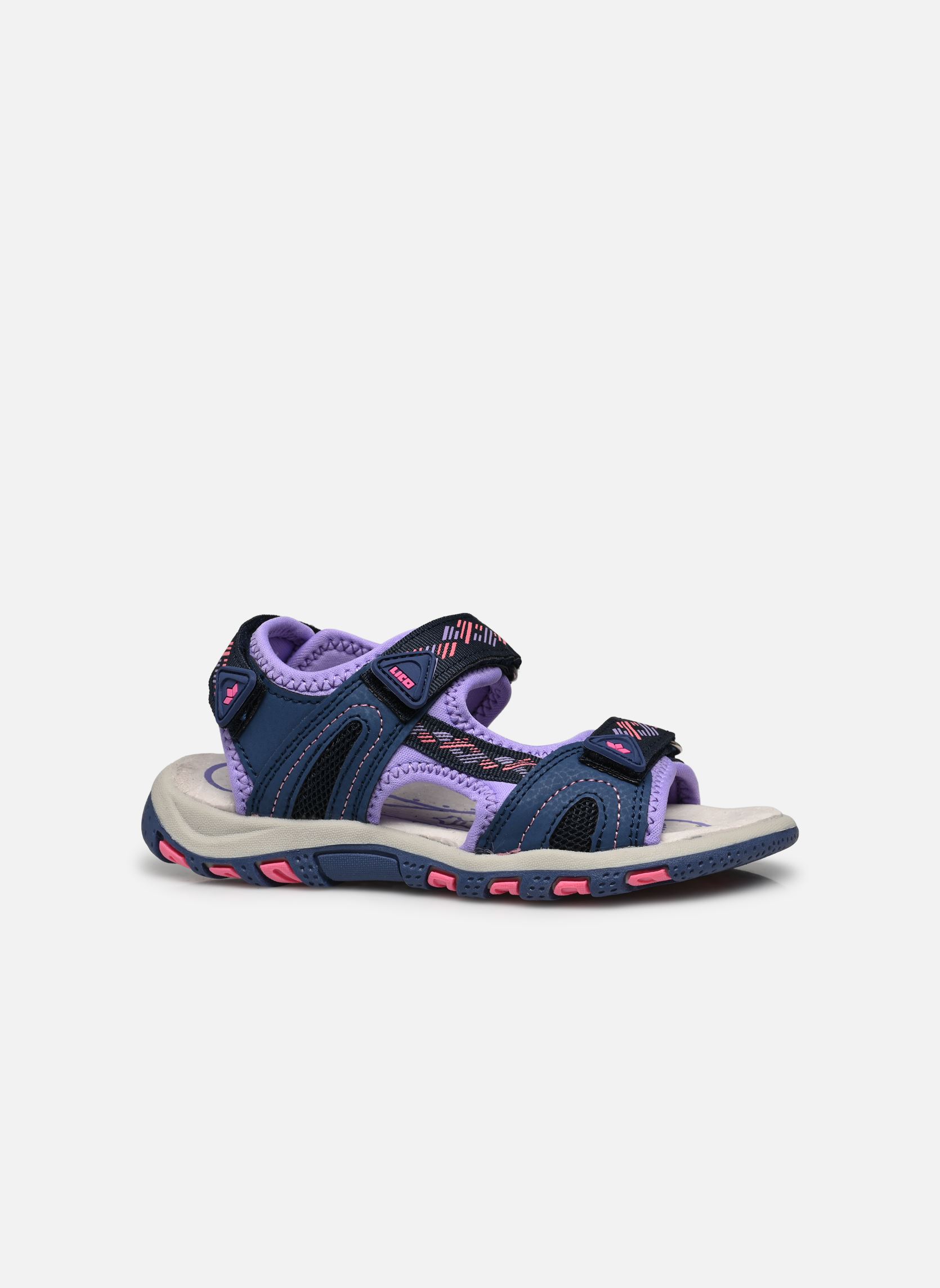 Sandalen Luca V mädchen blau Lico Sandalen Luca V mädchen blau BLEU MARINE/LILAS/ROSE