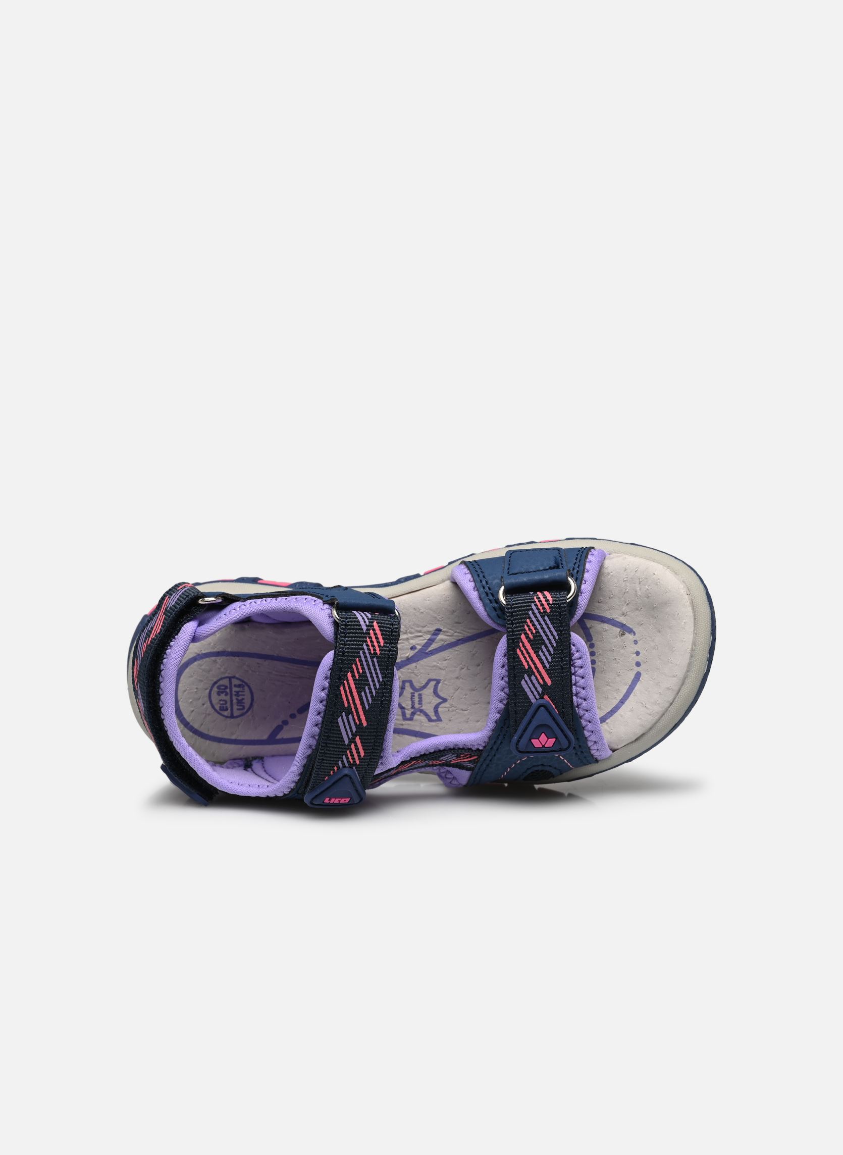 Sandalen Luca V mädchen blau Lico Sandalen Luca V mädchen blau BLEU MARINE/LILAS/ROSE