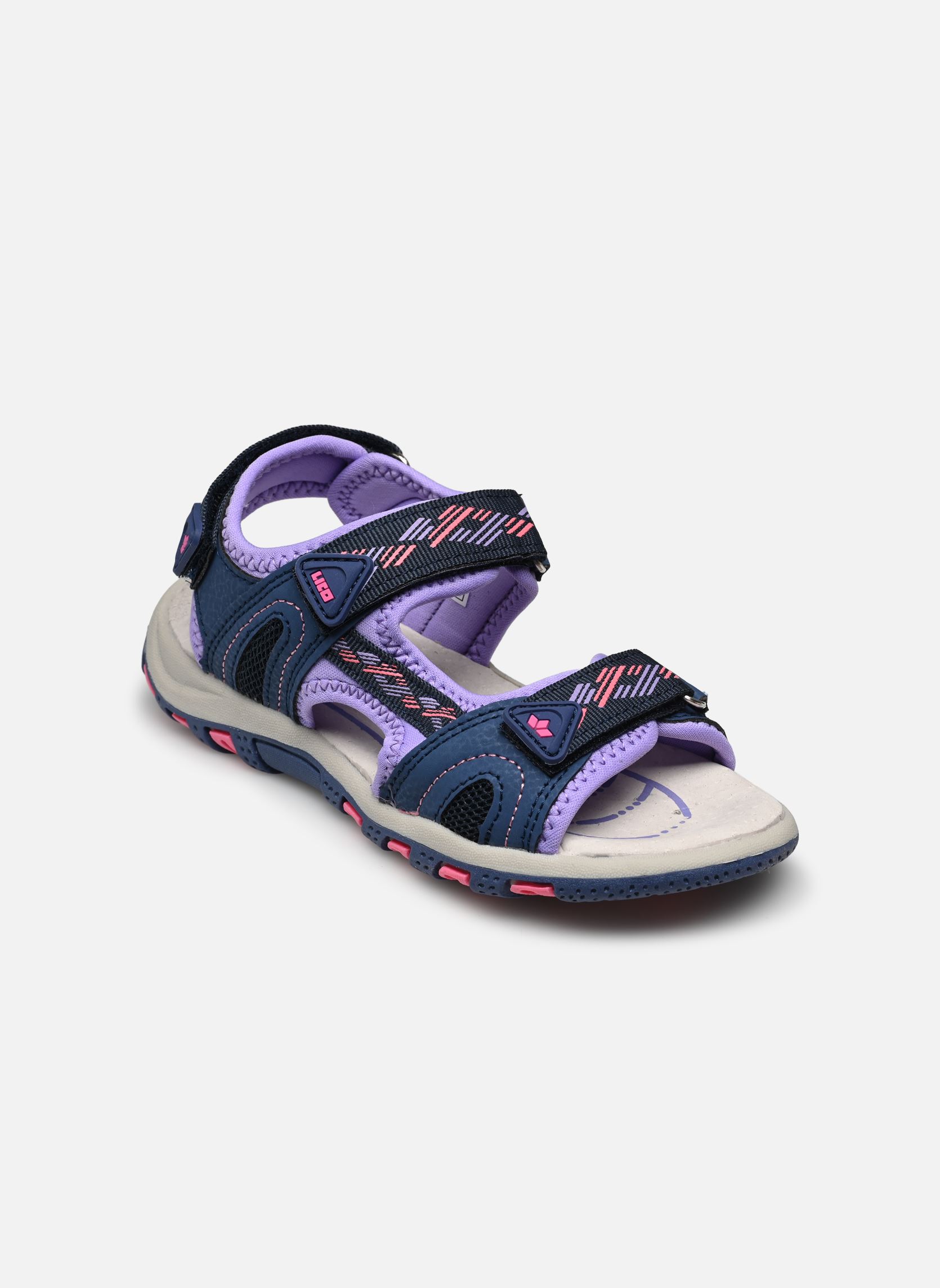 Sandalen Luca V mädchen blau Lico Sandalen Luca V mädchen blau BLEU MARINE/LILAS/ROSE