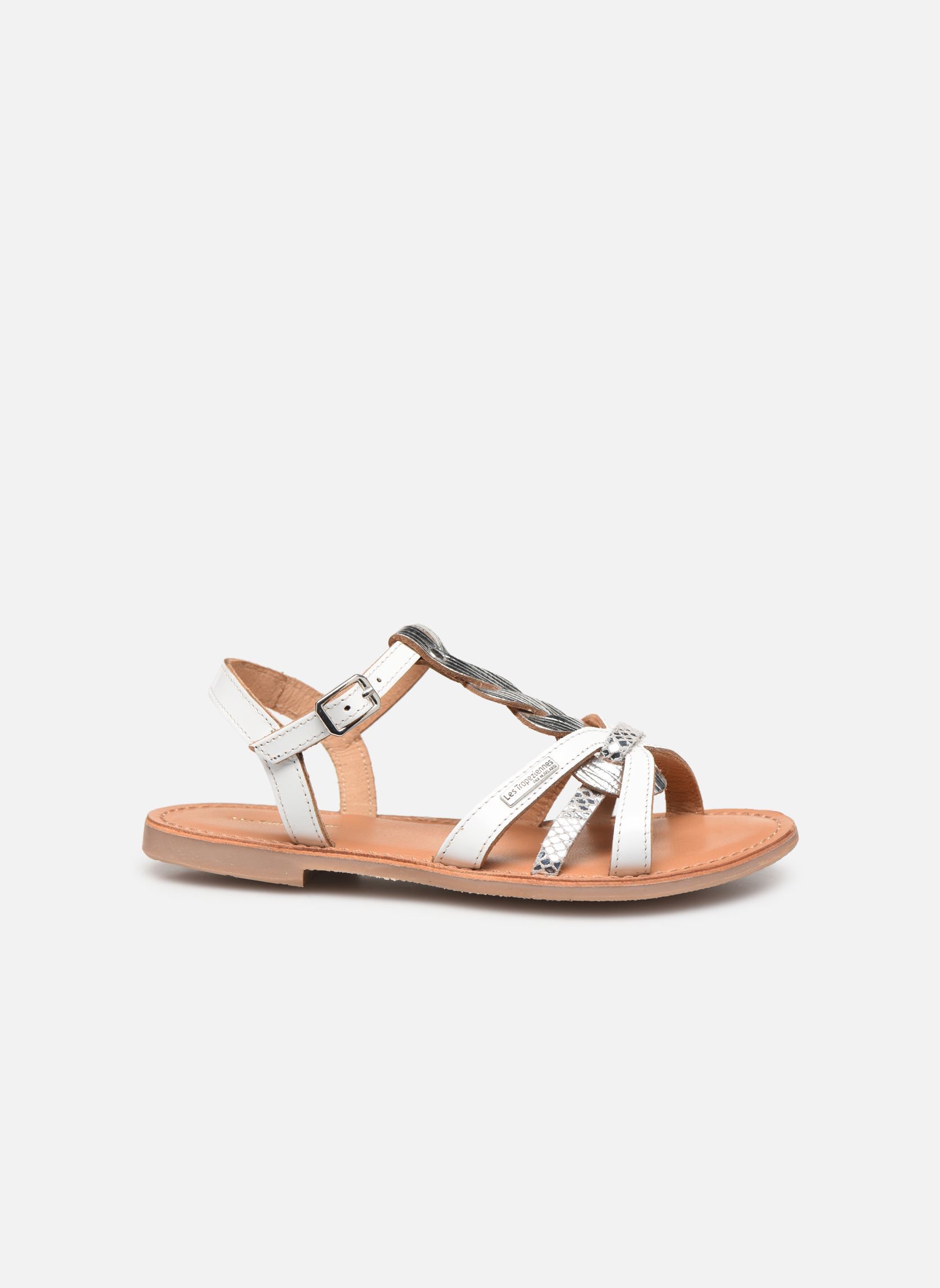 Sandales Badami fille blanc Les Tropéziennes par M Belarbi Sandales Badami fille blanc BLANC/ARGENT