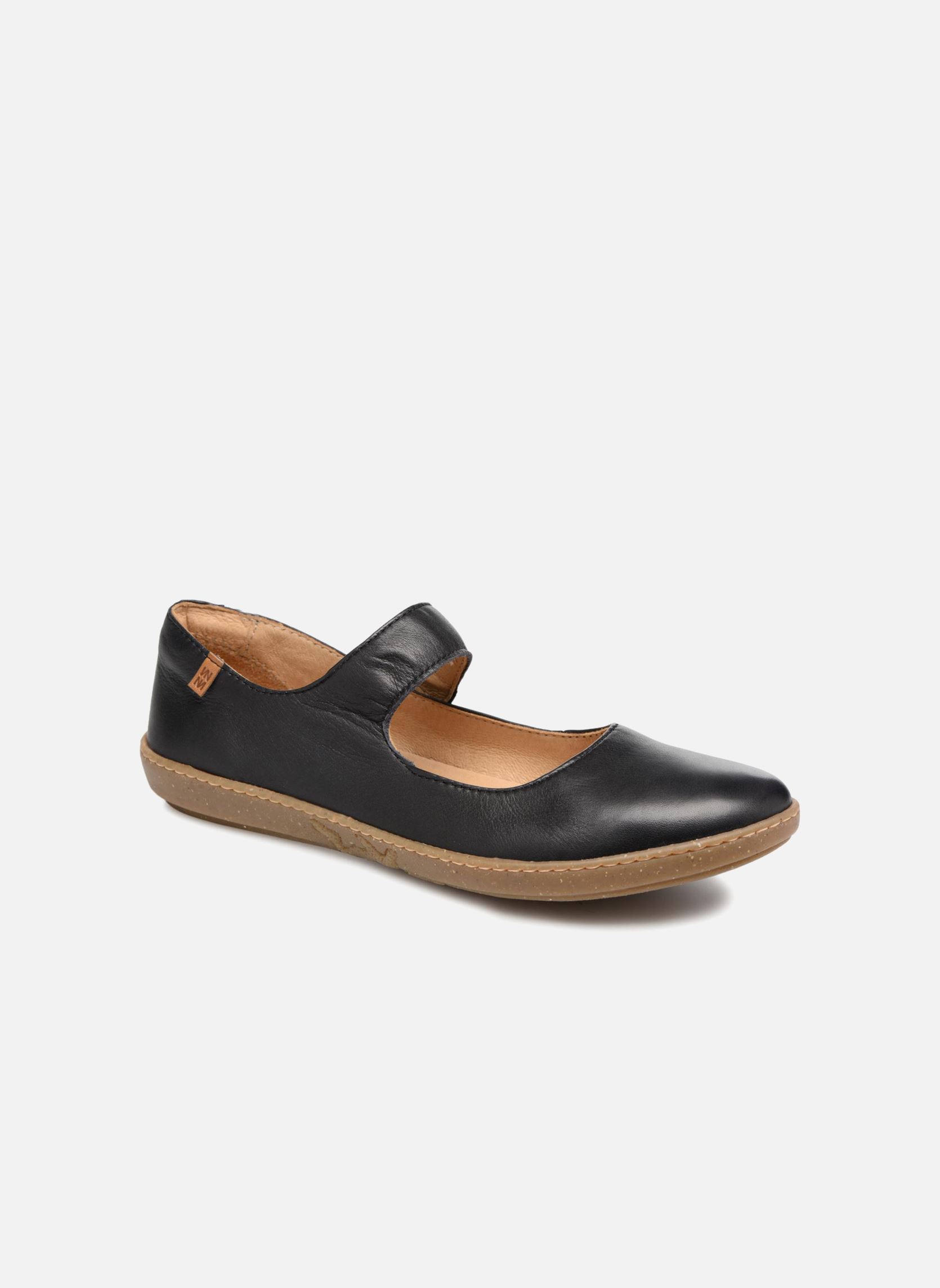 Klassische Ballerinas Coral N5301 damen schwarz El Naturalista Klassische Ballerinas Coral N5301 damen schwarz BLACK