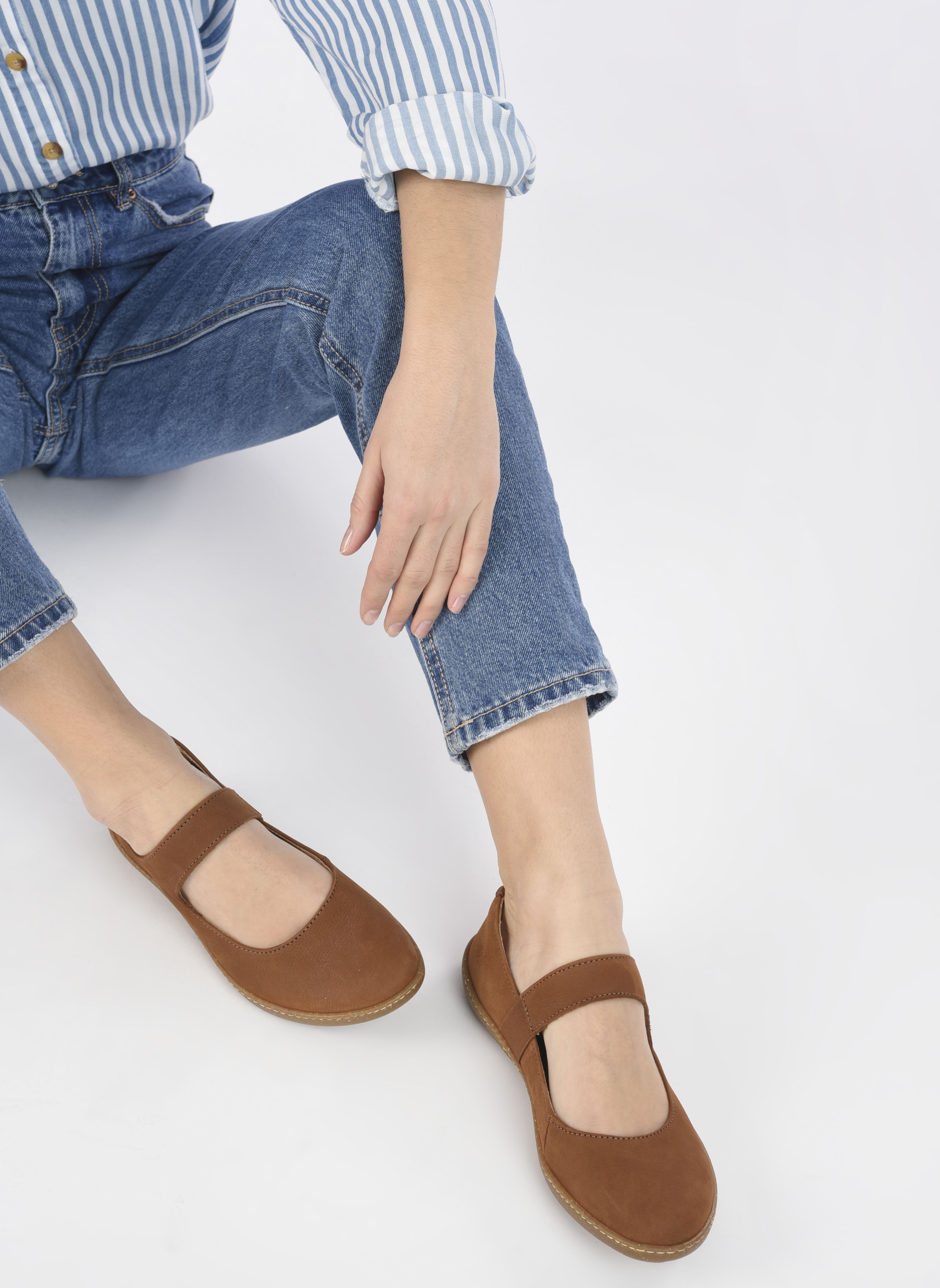 Ballerine Slingback Nere Da Donna Con Cinturino Alla Caviglia Lora Ferres 158037402