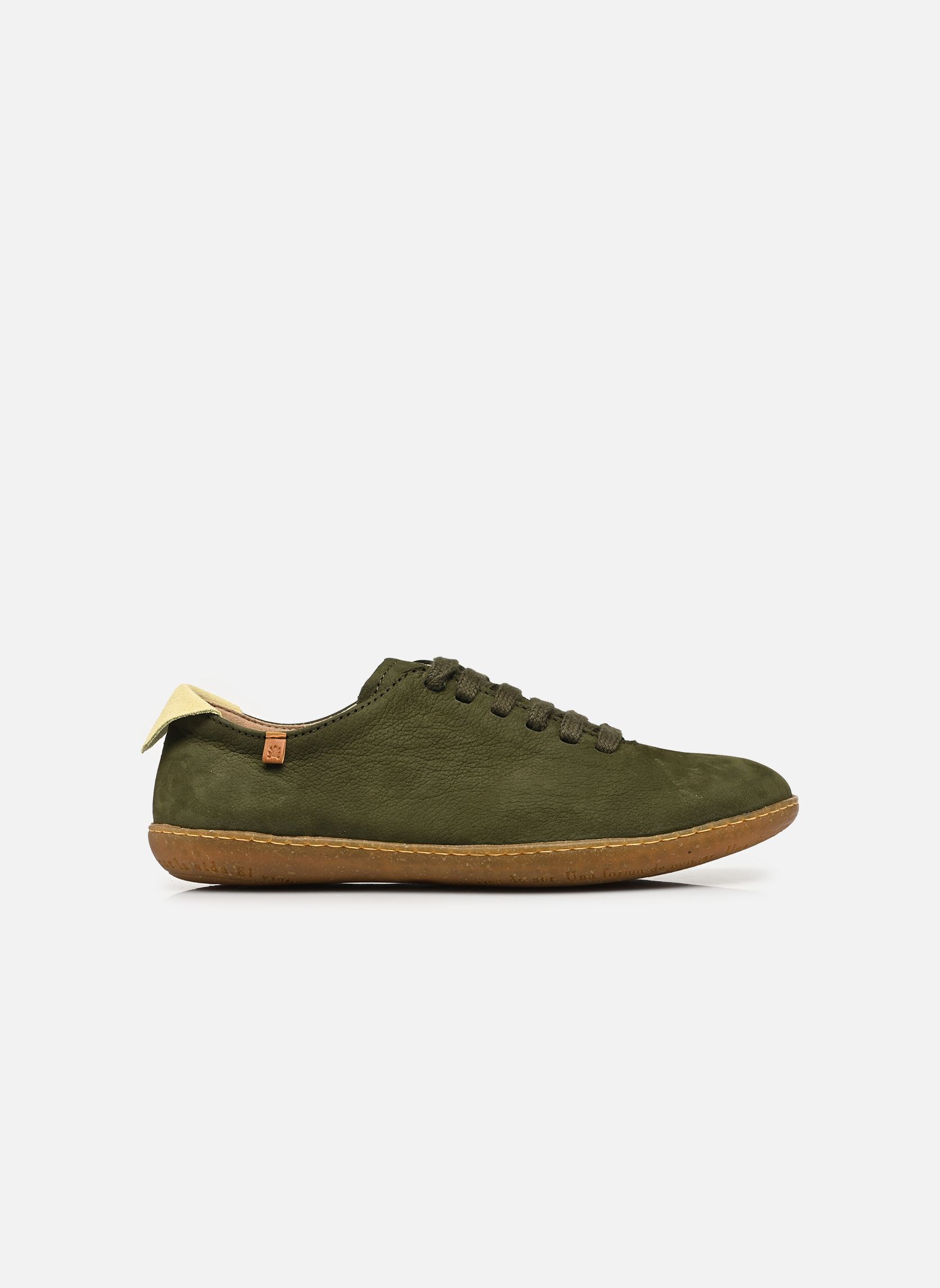 Baskets basses El viajero N296 femme vert El Naturalista Baskets basses El viajero N296 femme vert NOBUCK LAVADO KAKI