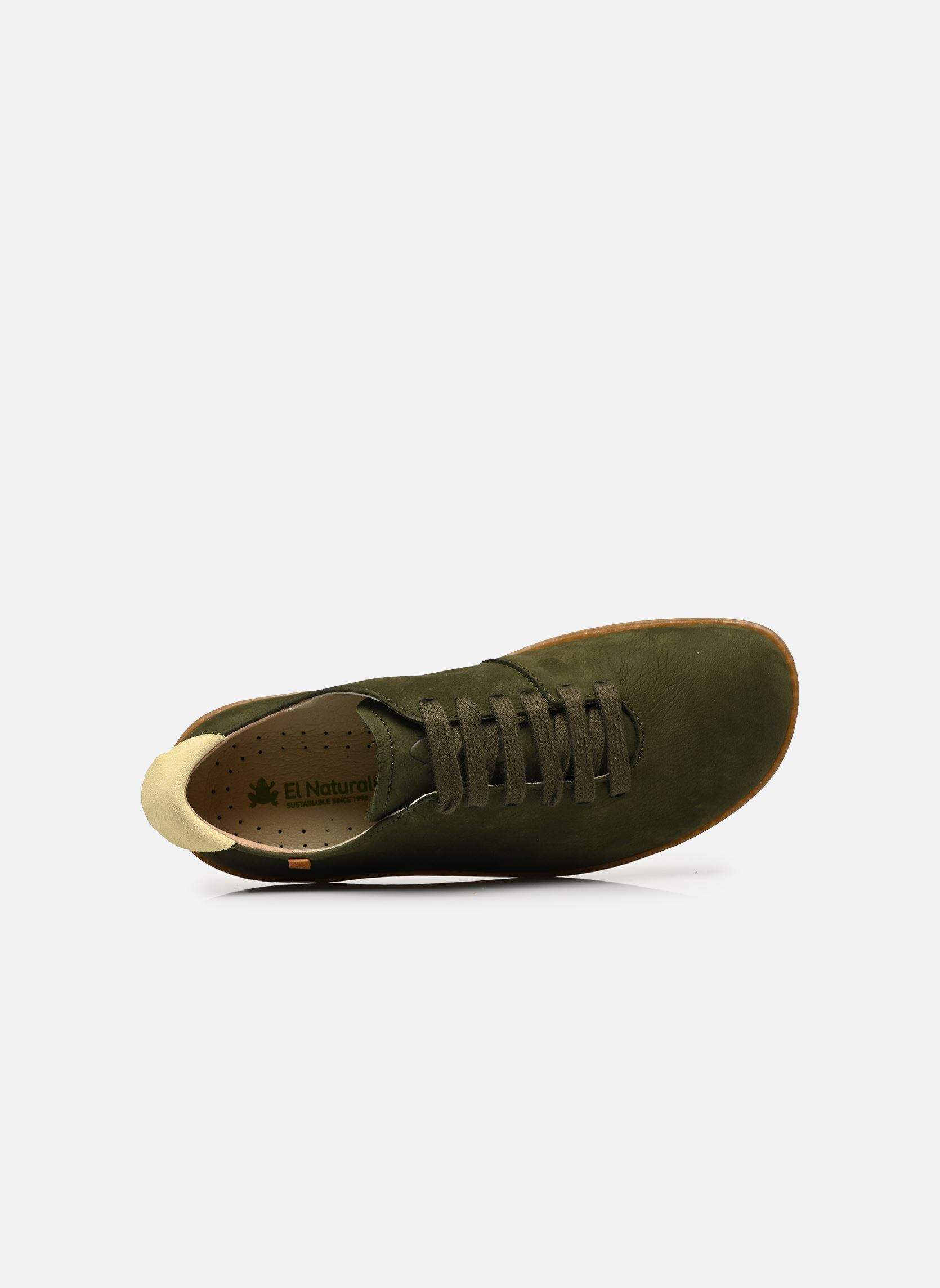 Baskets basses El viajero N296 femme vert El Naturalista Baskets basses El viajero N296 femme vert NOBUCK LAVADO KAKI