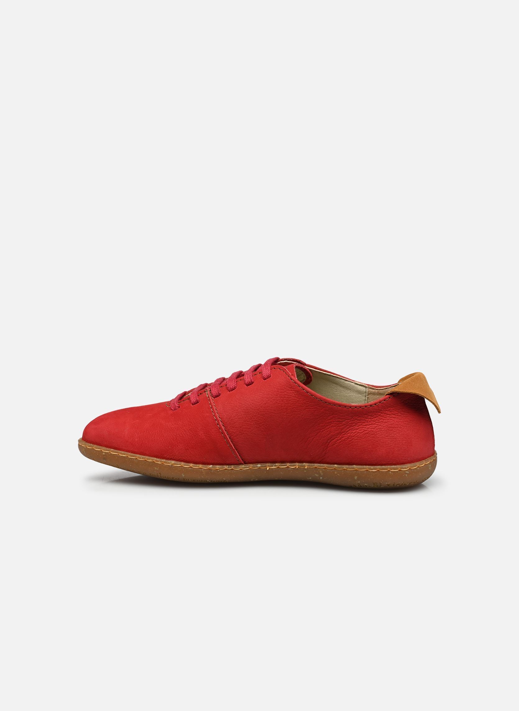 Niedrige Sneaker El viajero N296 damen rot El Naturalista Niedrige Sneaker El viajero N296 damen rot NOBUCK TIBET