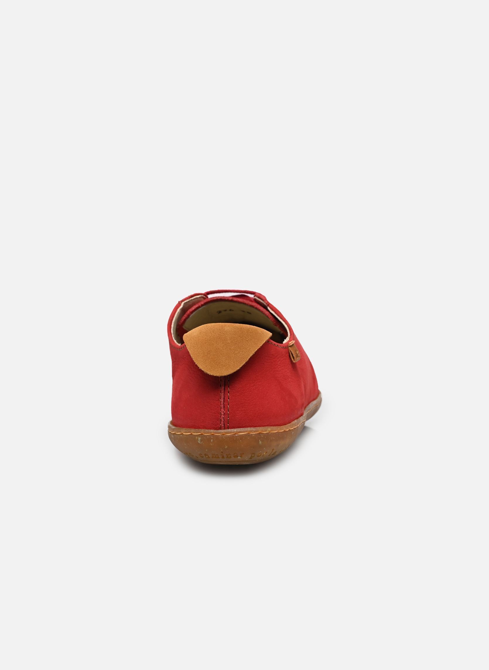 Niedrige Sneaker El viajero N296 damen rot El Naturalista Niedrige Sneaker El viajero N296 damen rot NOBUCK TIBET