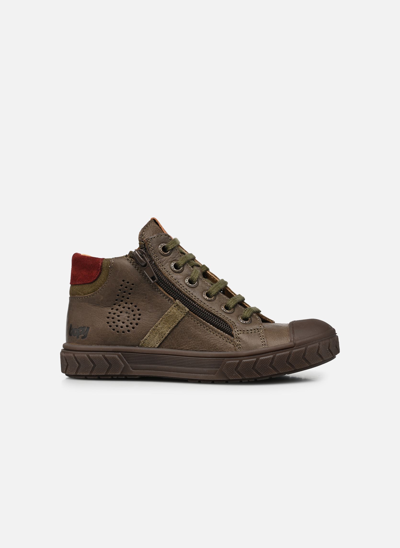 Baskets hautes Vincent garçon vert Bopy Baskets hautes Vincent garçon vert KAKI