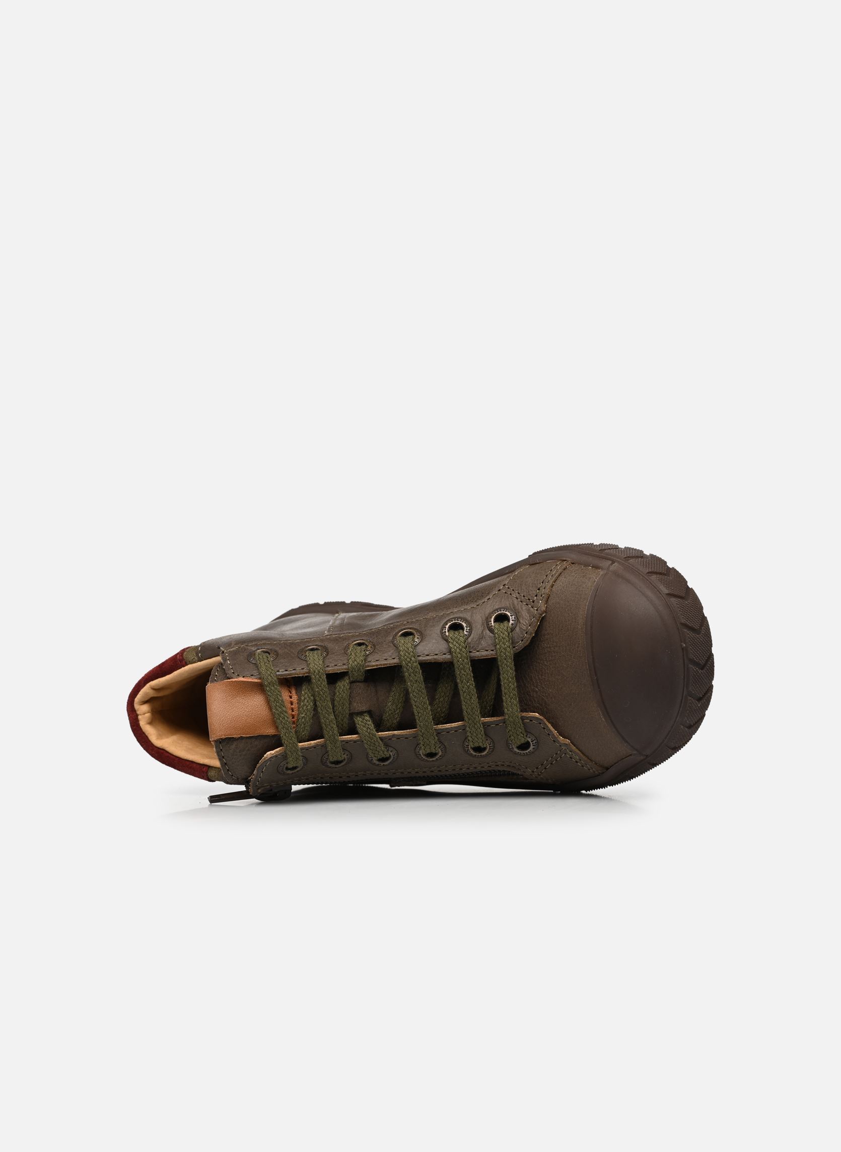 Baskets hautes Vincent garçon vert Bopy Baskets hautes Vincent garçon vert KAKI