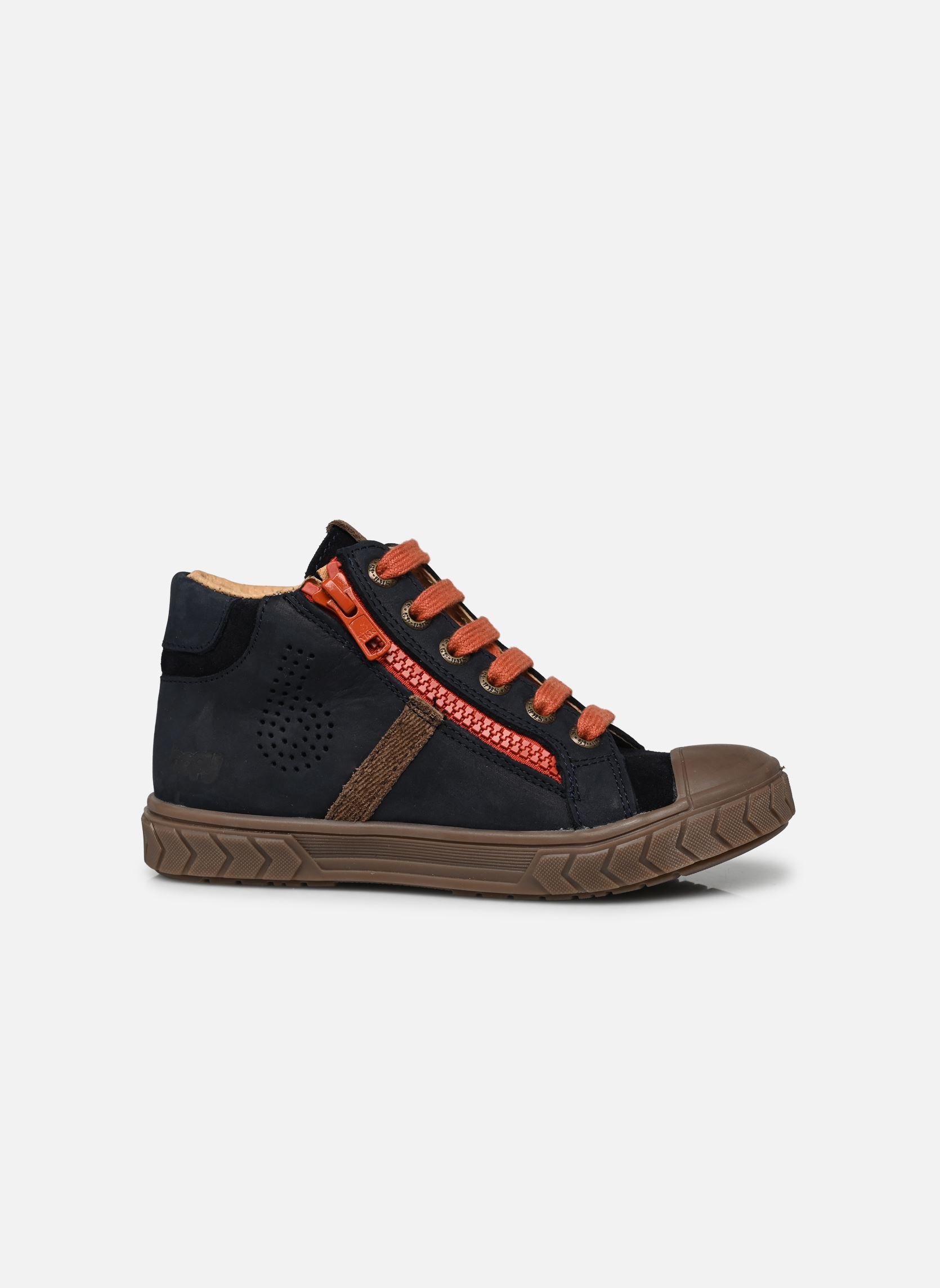 Baskets hautes Vincent garçon bleu Bopy Baskets hautes Vincent garçon bleu MARINE FONCÉ