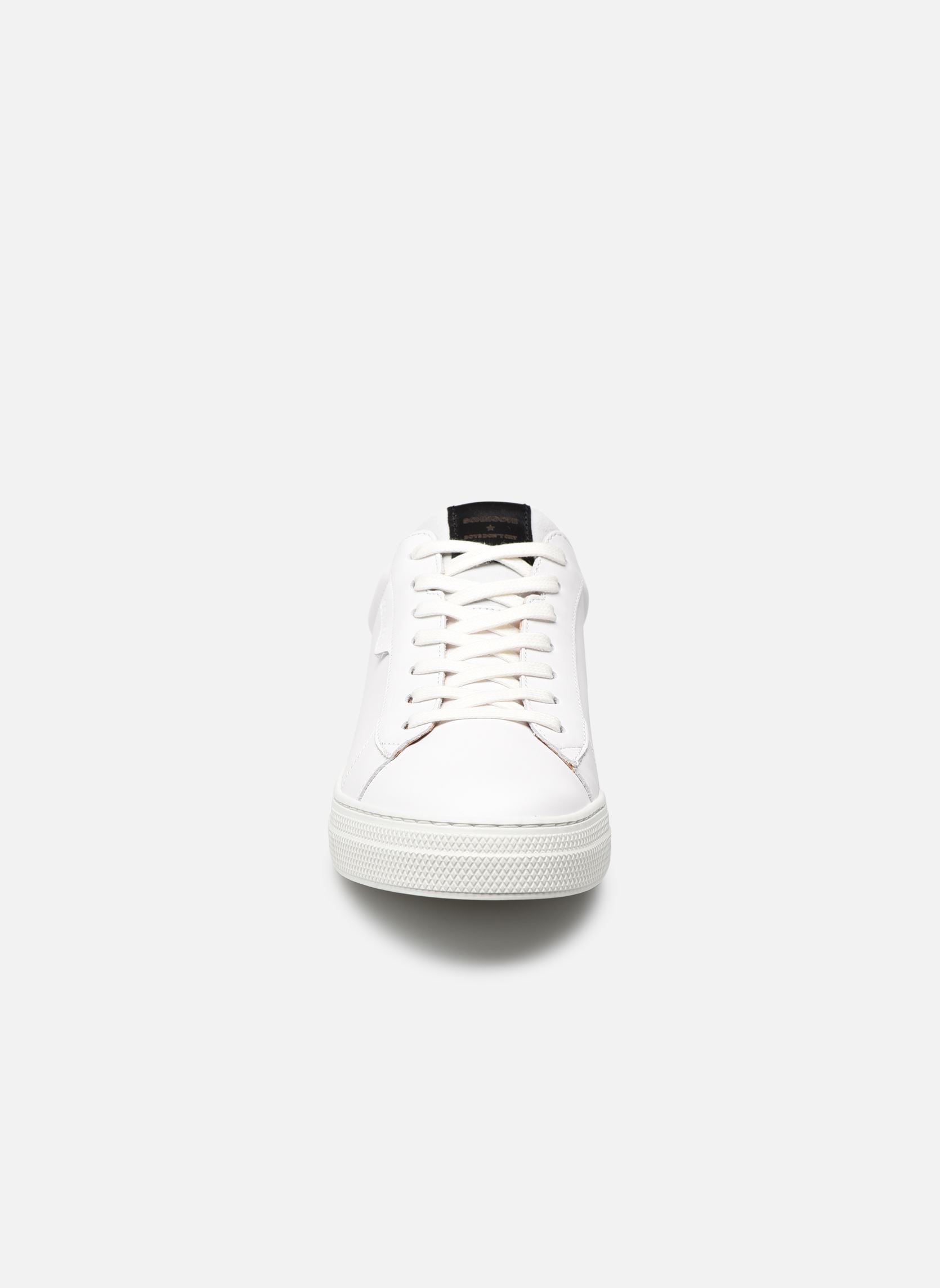 Baskets basses Spark Clay homme blanc Schmoove Baskets basses Spark Clay homme blanc WHITE/BLACK