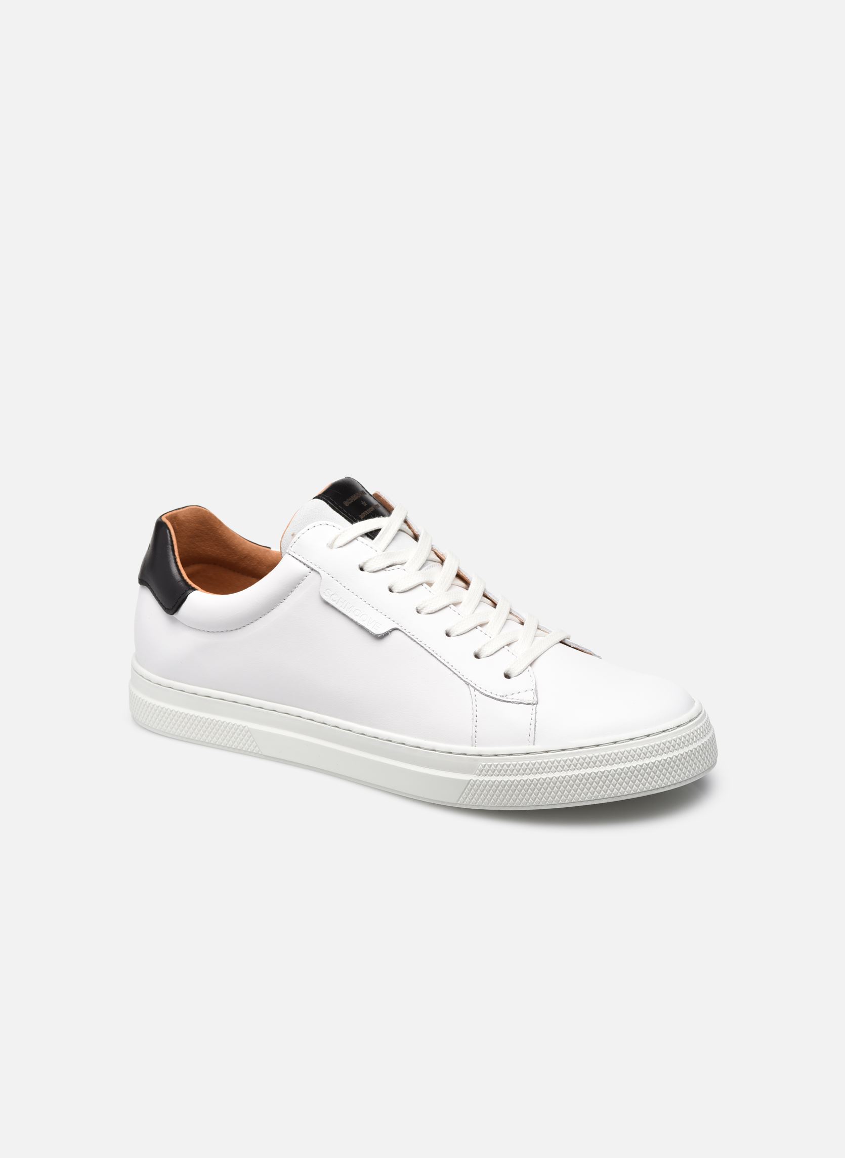 Baskets basses Spark Clay homme blanc Schmoove Baskets basses Spark Clay homme blanc WHITE/BLACK