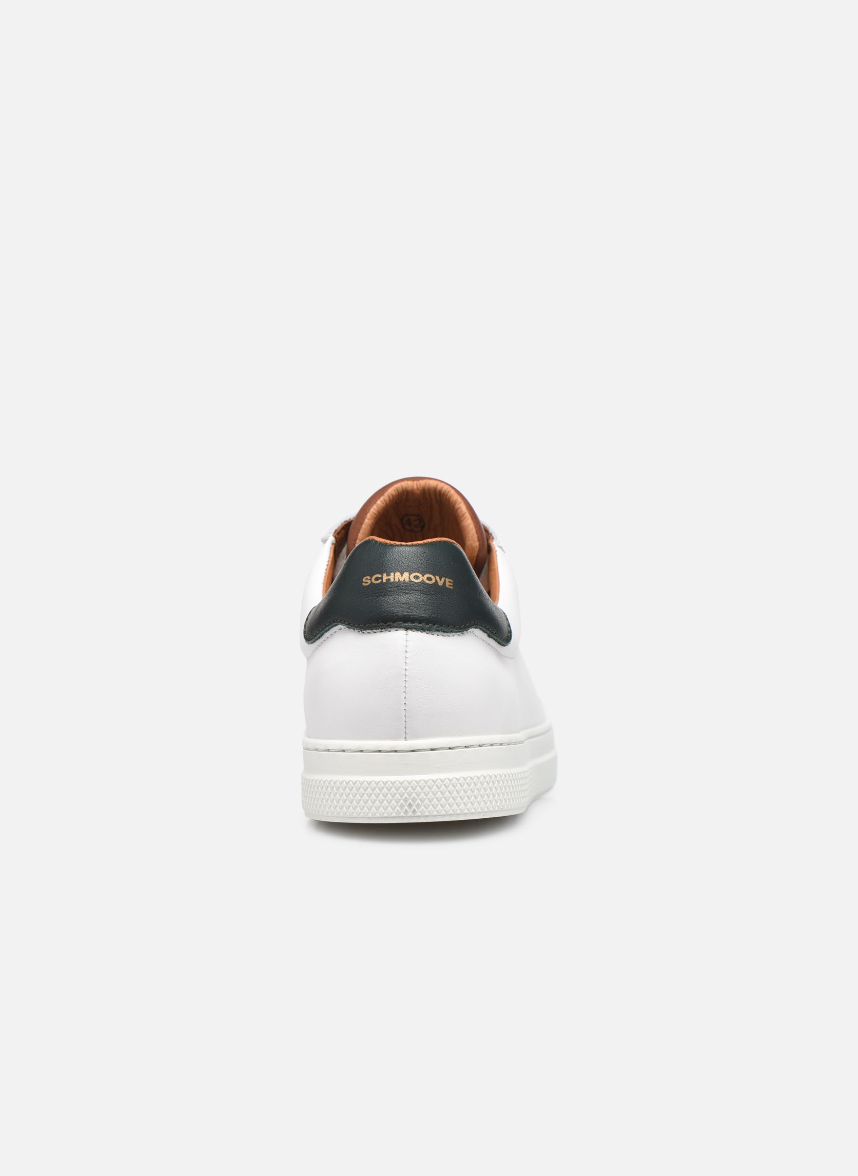 Niedrige Sneaker Spark Clay herren weiß Schmoove Niedrige Sneaker Spark Clay herren weiß WHITE/COGNAC/CEDRE SOLE WHITE