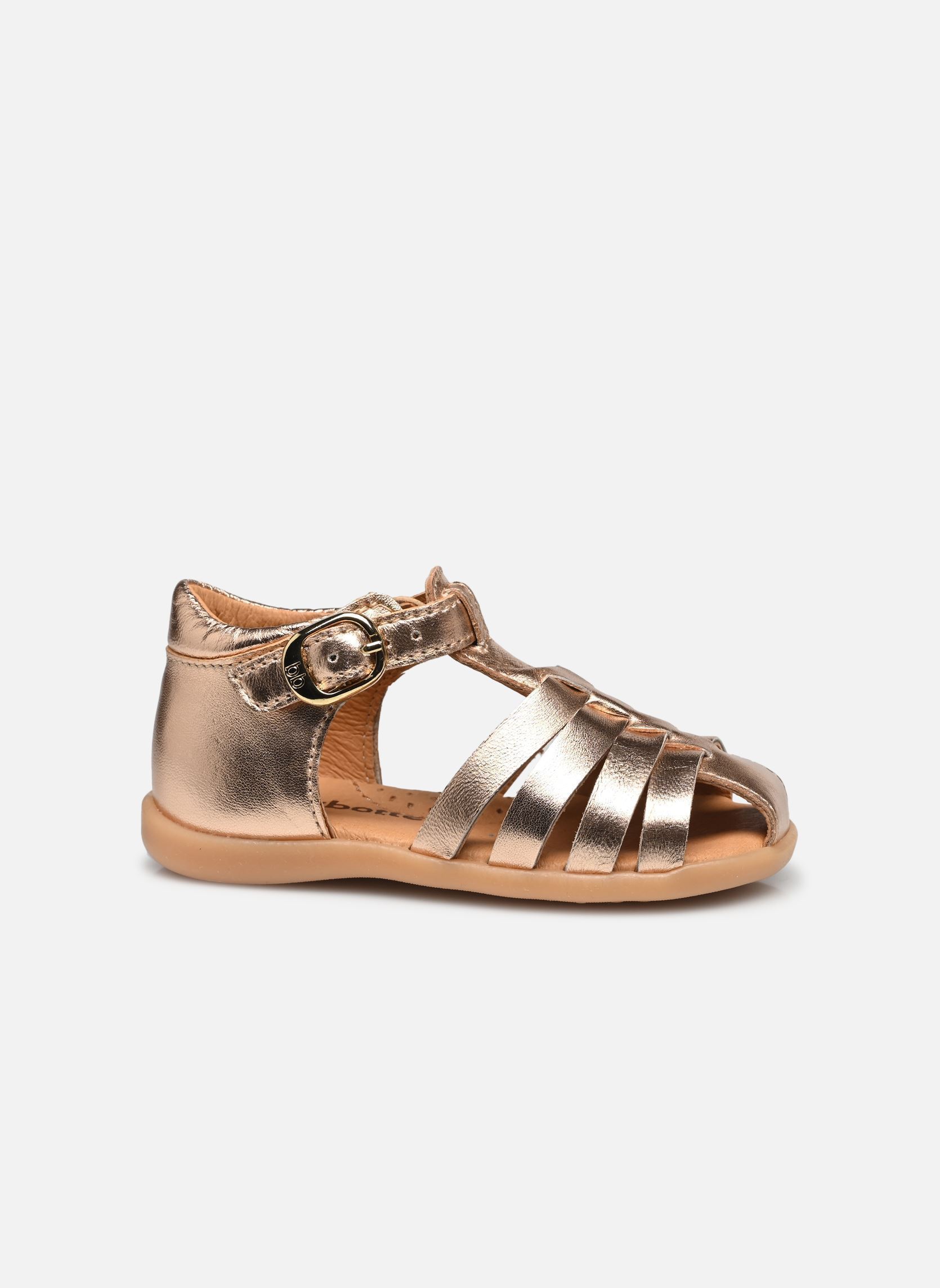 Sandalen Gaufrette meisjes goud en brons Babybotte Sandalen Gaufrette meisjes goud en brons BRONZE