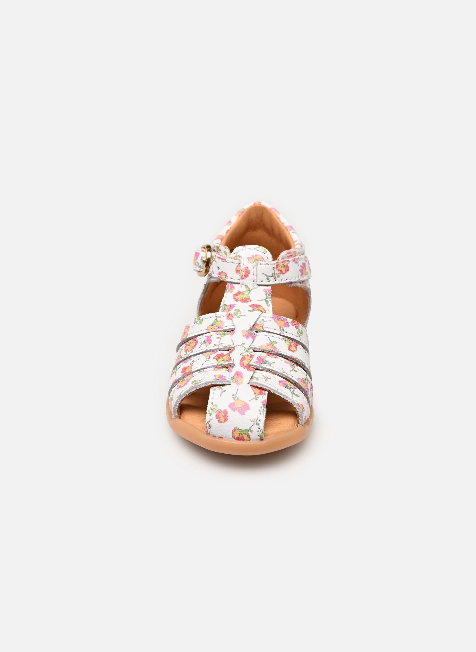 Sandalen Gaufrette mädchen weiß Babybotte Sandalen Gaufrette mädchen weiß BLANC