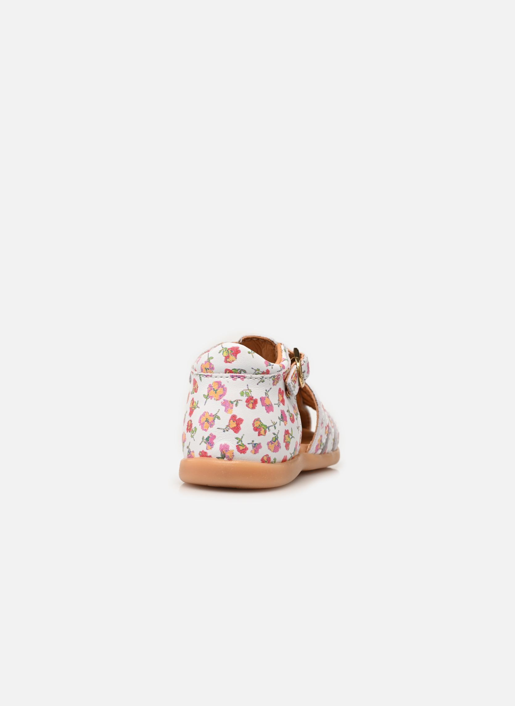 Sandalen Gaufrette mädchen weiß Babybotte Sandalen Gaufrette mädchen weiß BLANC