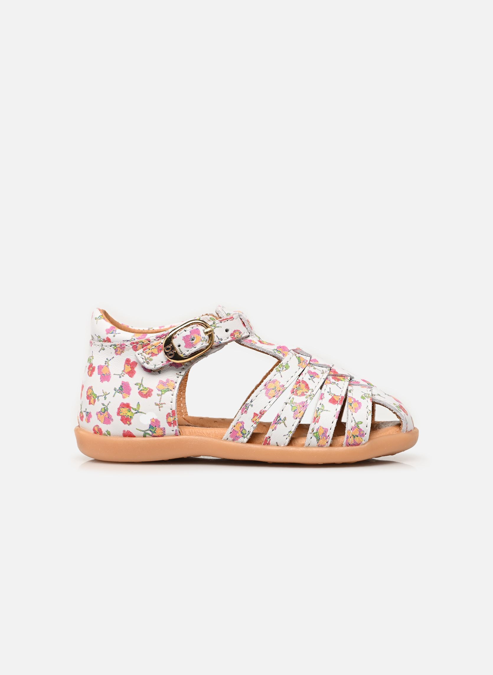 Sandalen Gaufrette mädchen weiß Babybotte Sandalen Gaufrette mädchen weiß BLANC