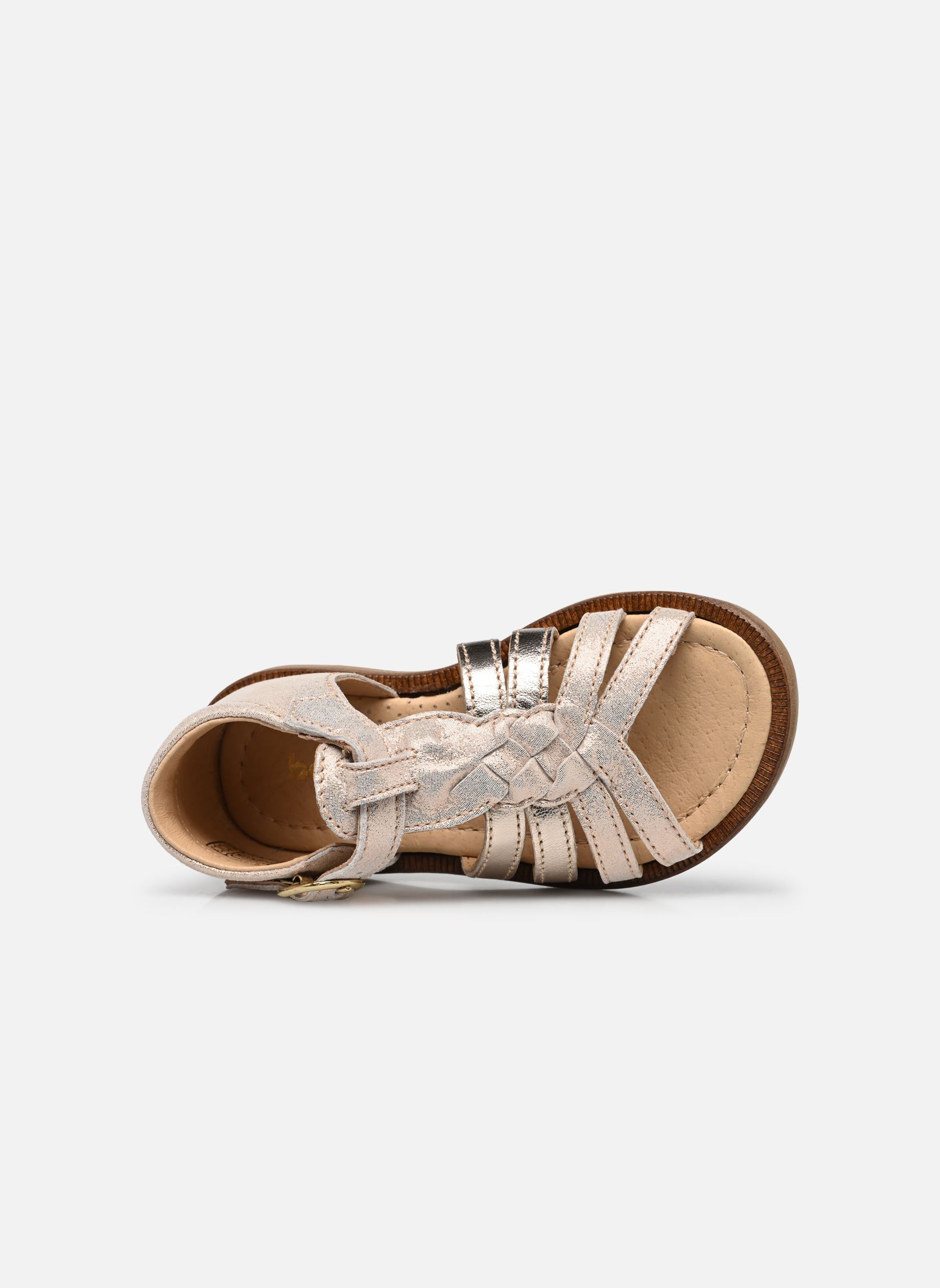 Sandales Tourbillon fille gris Babybotte Sandales Tourbillon fille gris PERLE
