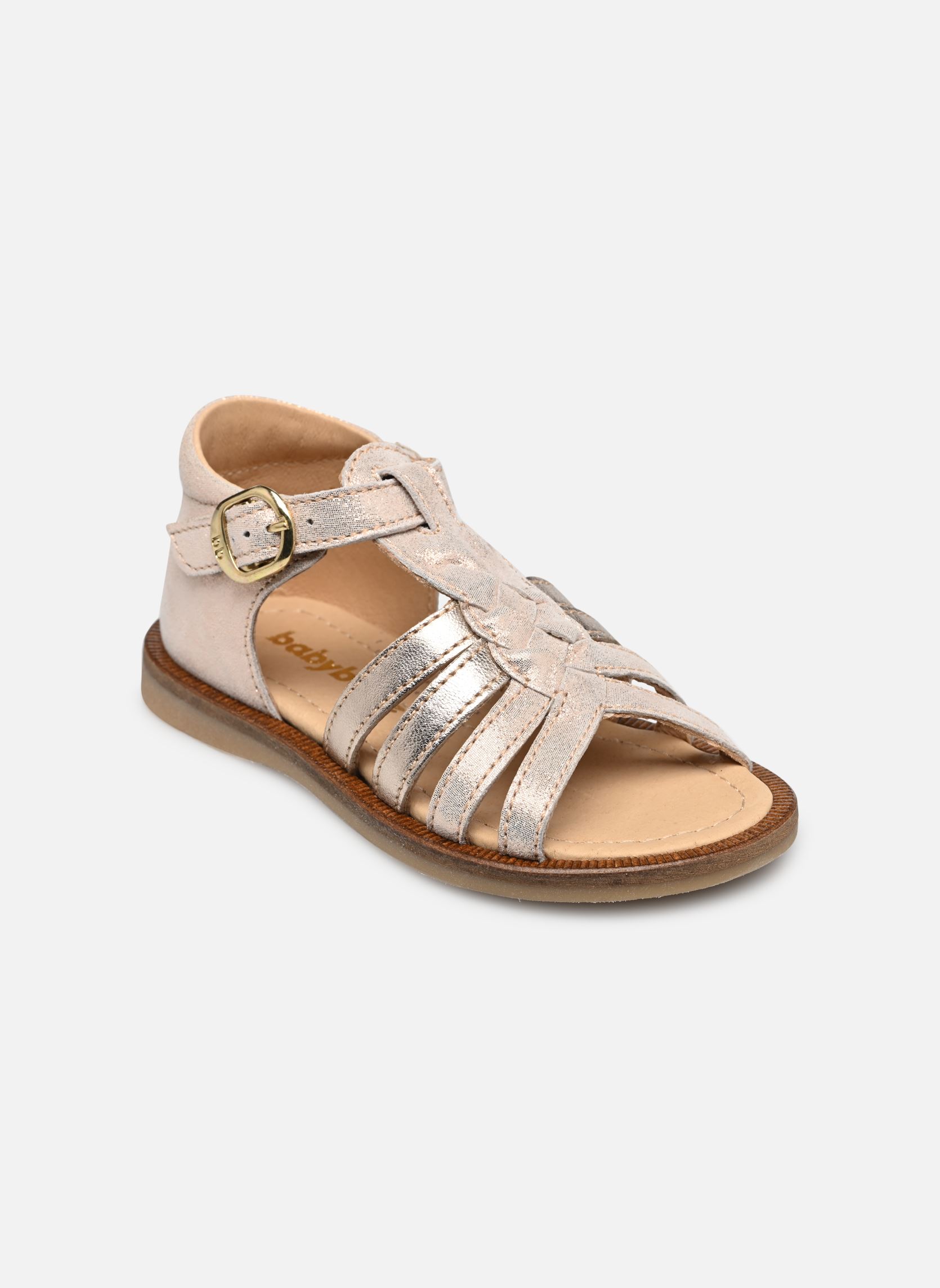Sandales Tourbillon fille gris Babybotte Sandales Tourbillon fille gris PERLE