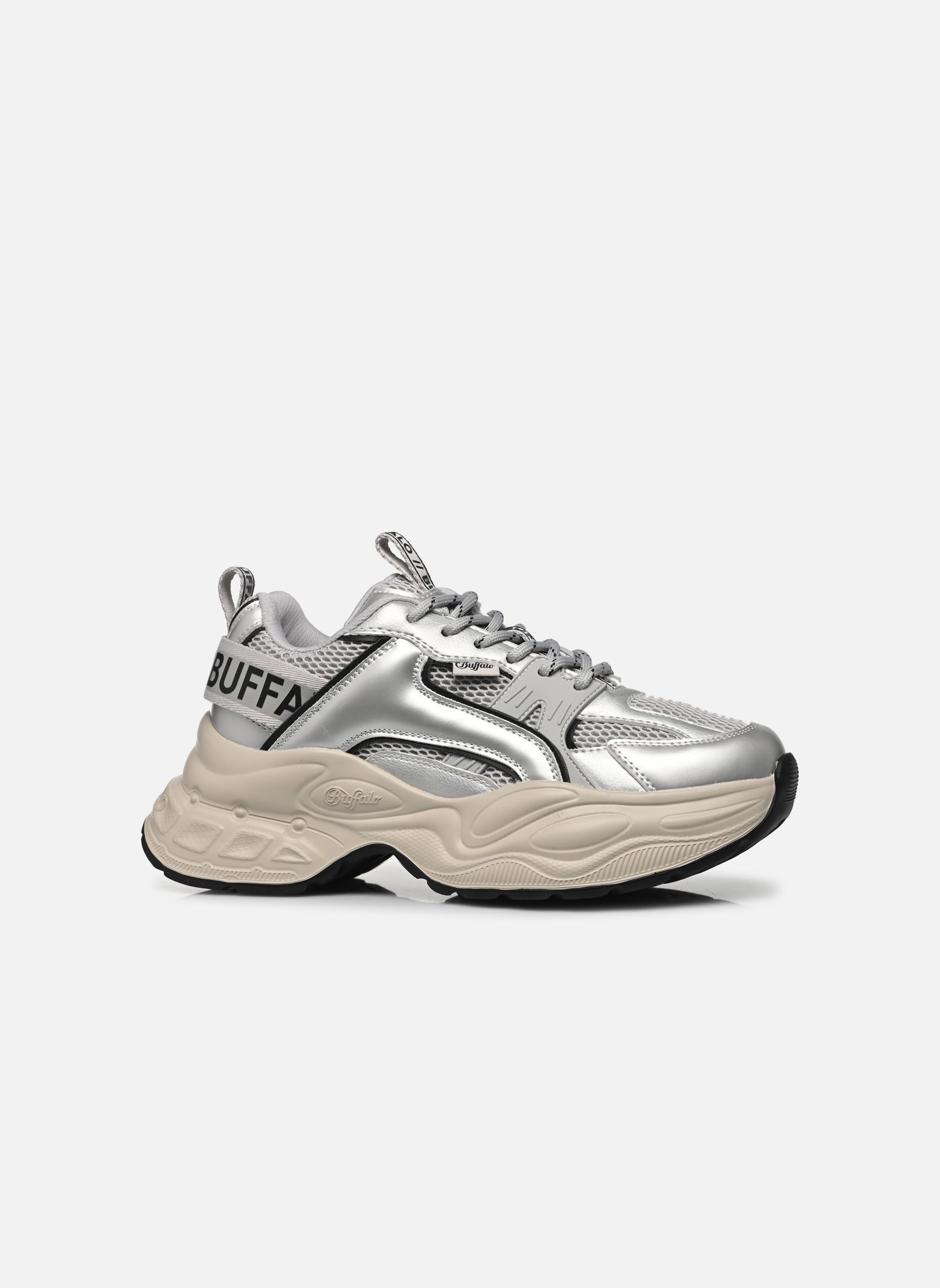 Lage sneakers Para dames zilver Buffalo Lage sneakers Para dames zilver Silver/white/black