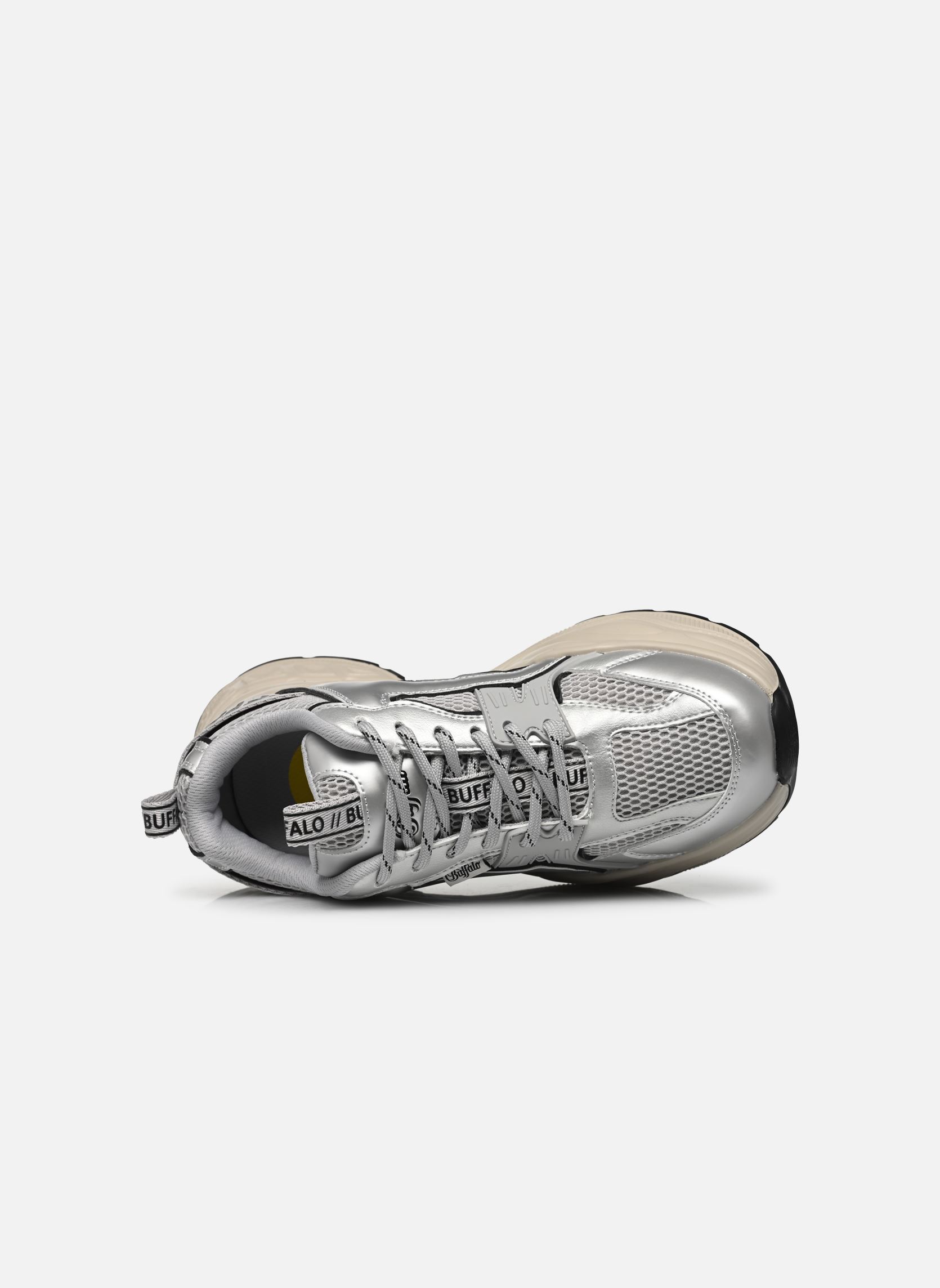 Lage sneakers Para dames zilver Buffalo Lage sneakers Para dames zilver Silver/white/black