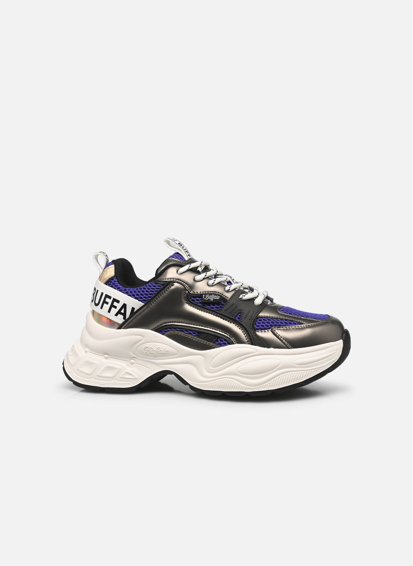 Baskets basses Para femme multicolore Buffalo Baskets basses Para femme multicolore Purple/Silver/Black