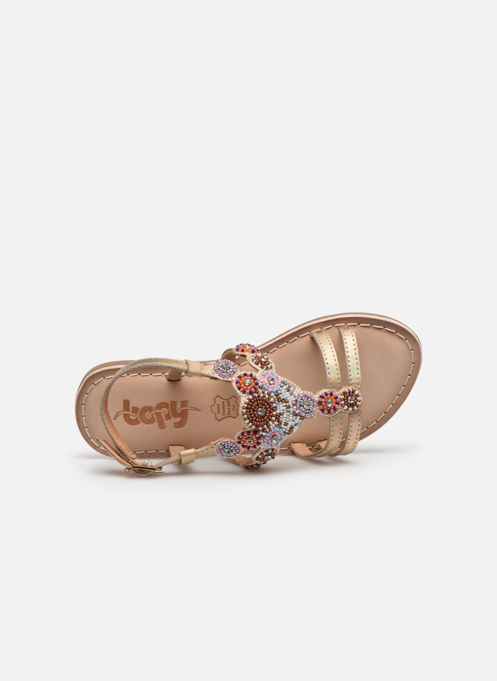 Sandalen Fozia Lilybellule meisjes beige Bopy Sandalen Fozia Lilybellule meisjes beige BEIGE