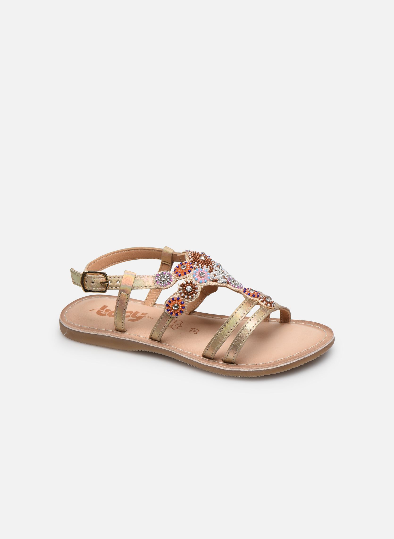 Sandalen Fozia Lilybellule meisjes beige Bopy Sandalen Fozia Lilybellule meisjes beige BEIGE