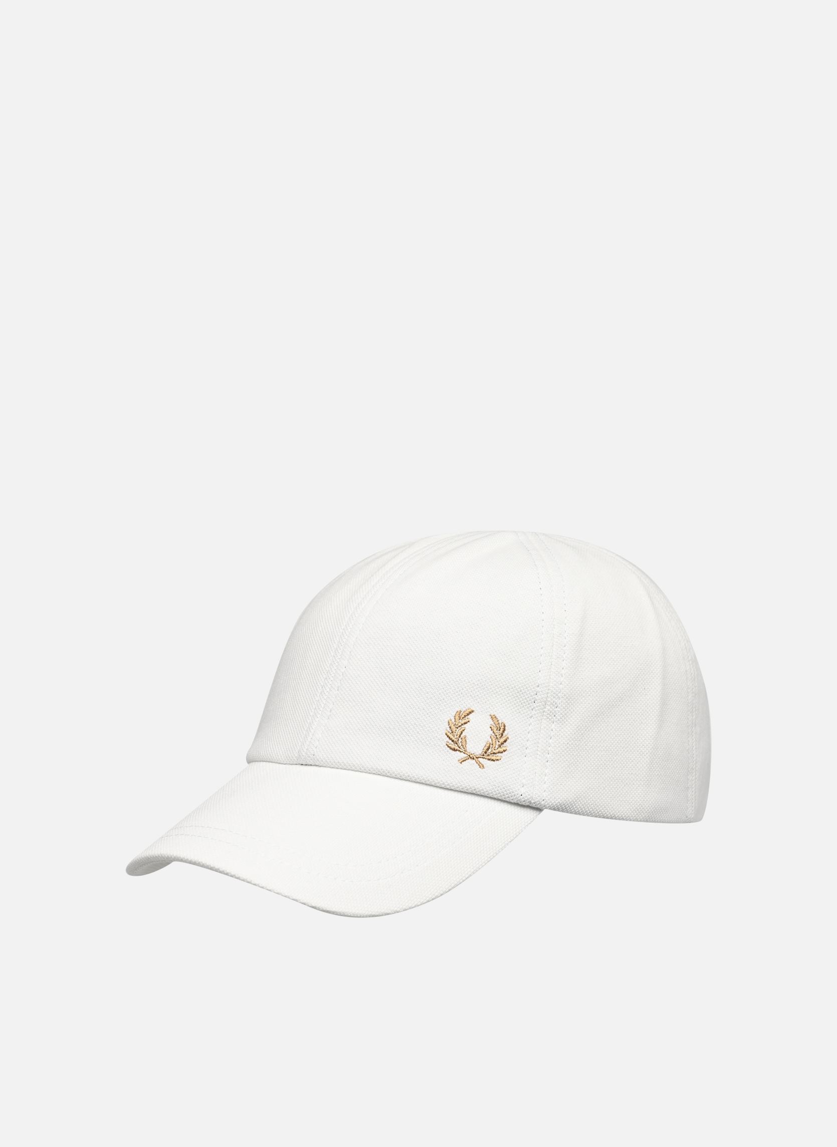 Cappellini Pique Classic Cap bianco Fred Perry Cappellini Pique Classic Cap bianco SNW WHT/ WRM STN