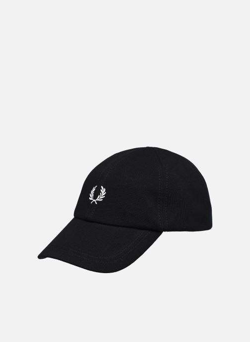 Fred Perry Gorras Pique Classic Cap hombre negro