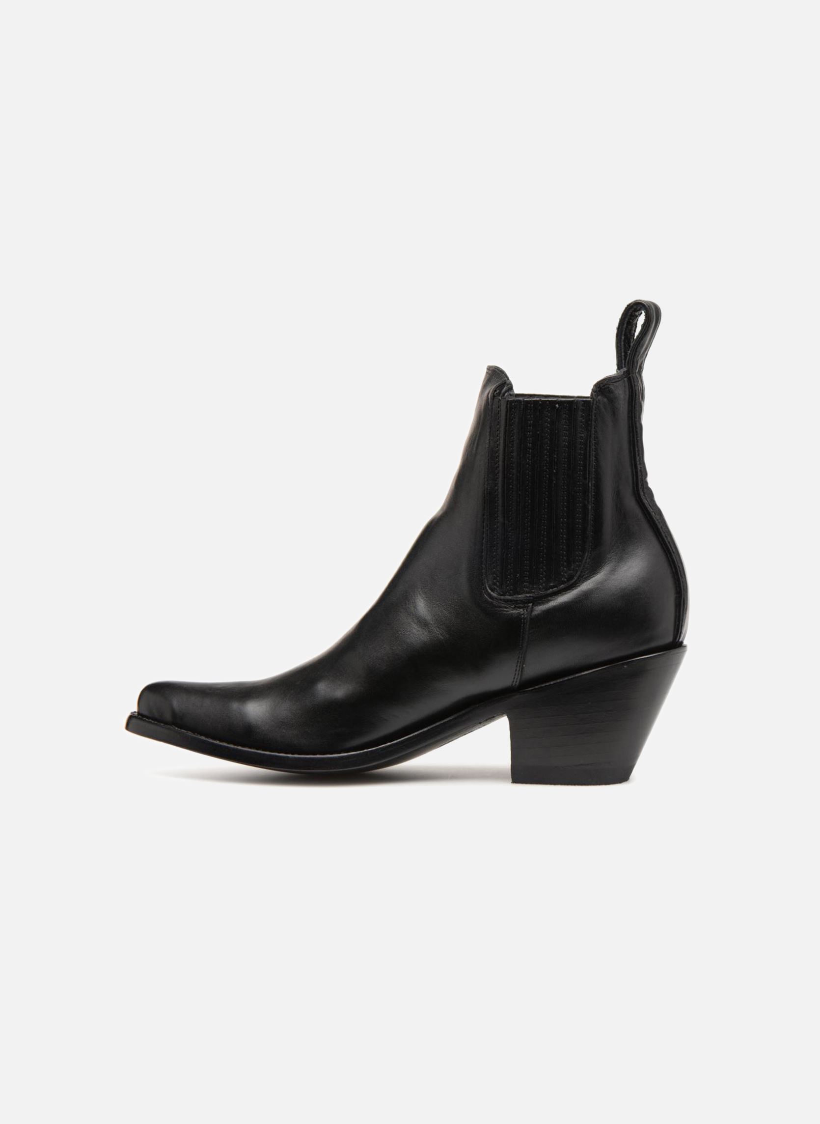 Bottines santiags Estudio femme noir Mexicana Bottines santiags Estudio femme noir Black
