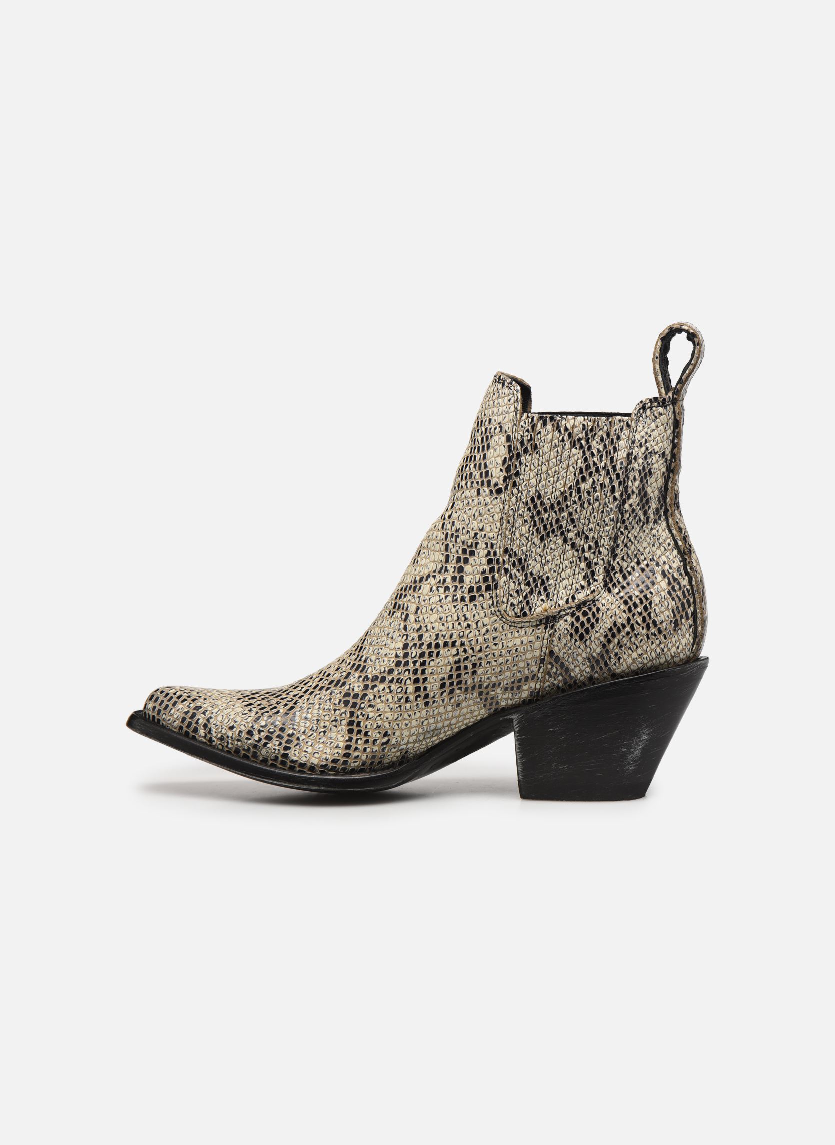 Cowboy boots Estudio dames beige Mexicana Cowboy boots Estudio dames beige Natural snake