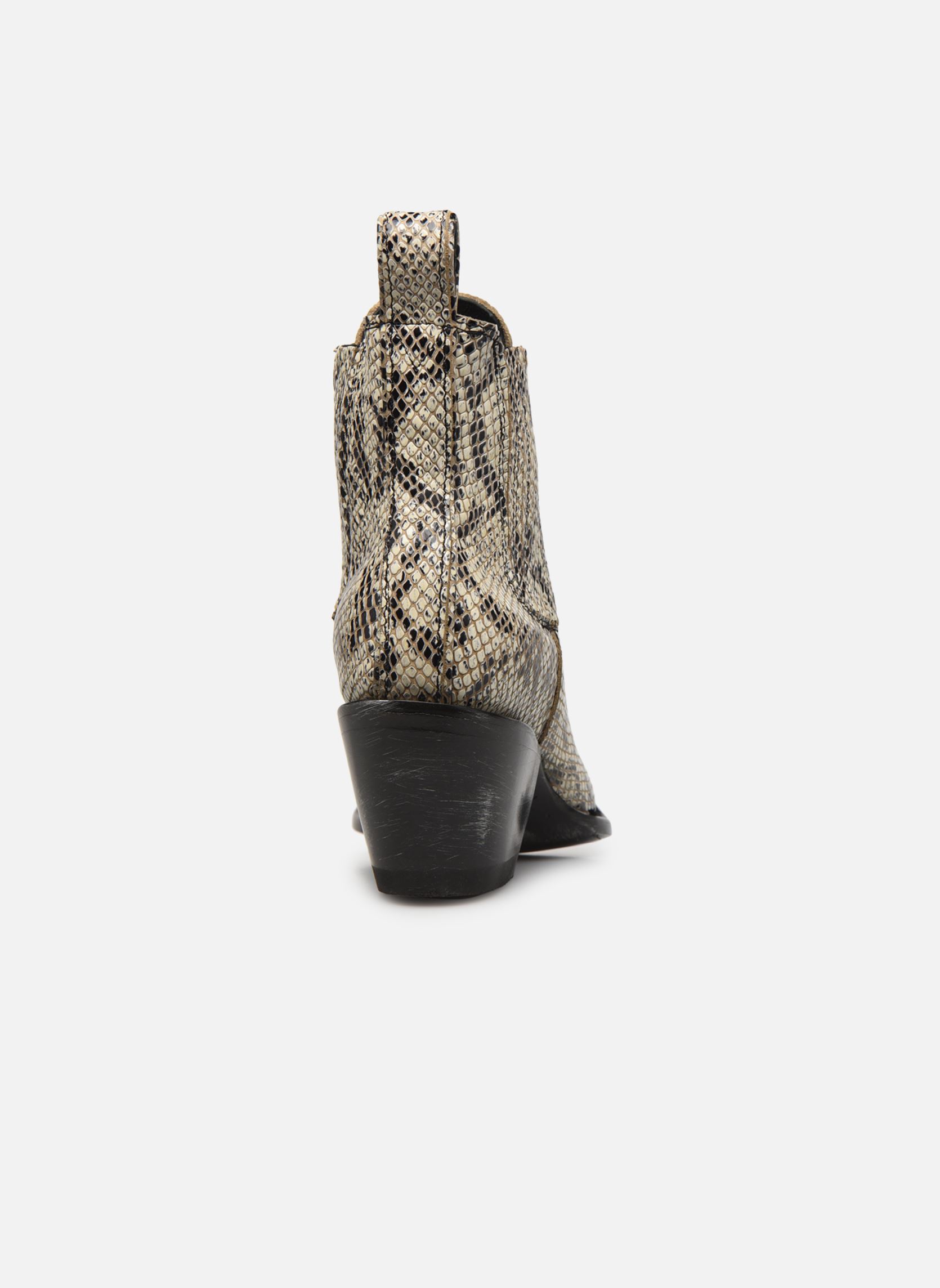Cowboy boots Estudio dames beige Mexicana Cowboy boots Estudio dames beige Natural snake