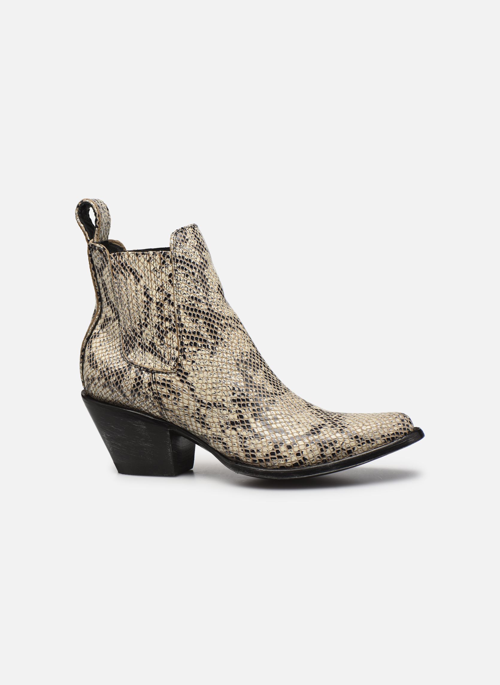 Cowboy boots Estudio dames beige Mexicana Cowboy boots Estudio dames beige Natural snake