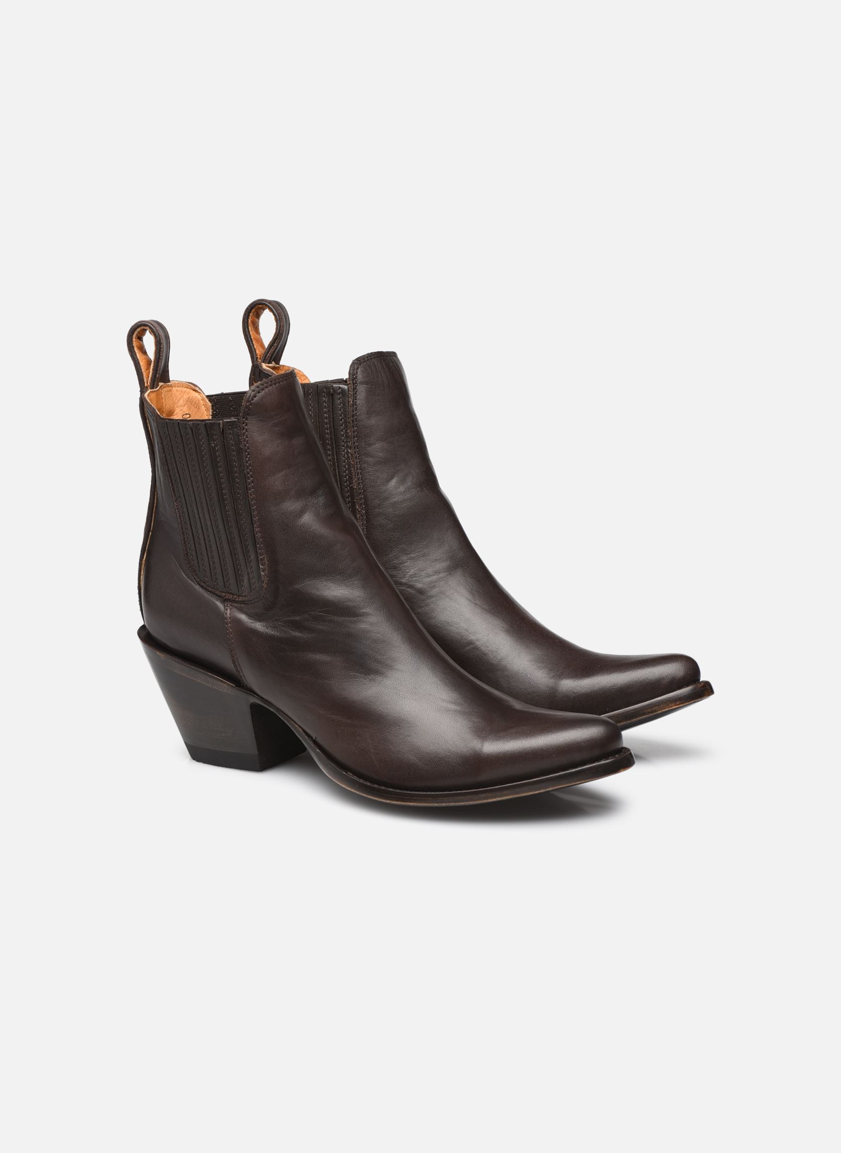 Cowboy-Stiefeletten Estudio damen braun Mexicana Cowboy-Stiefeletten Estudio damen braun Chocolate Ranchero