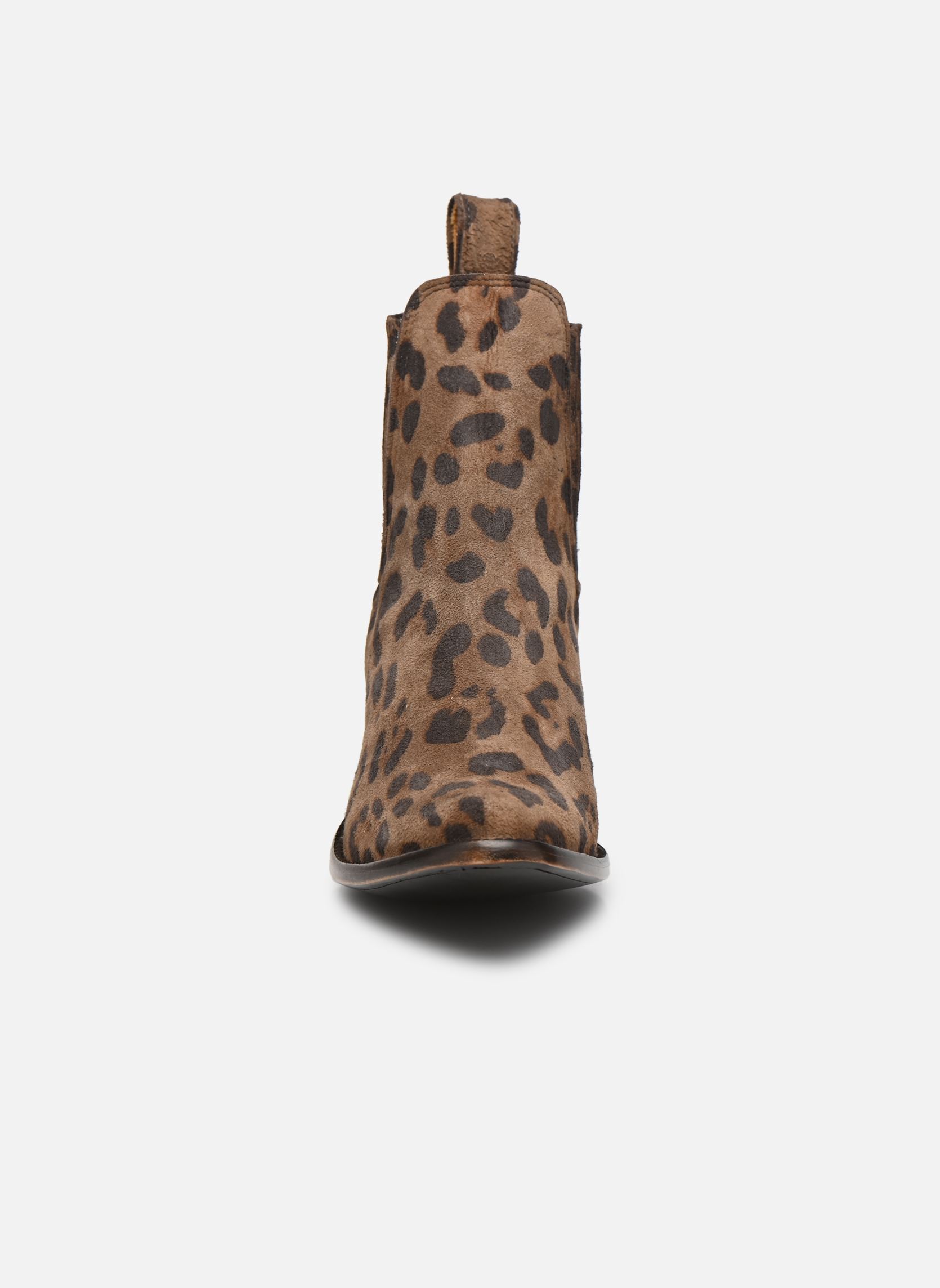 Bottines santiags Estudio femme marron Mexicana Bottines santiags Estudio femme marron DUN BROWN LEOPARDOTE