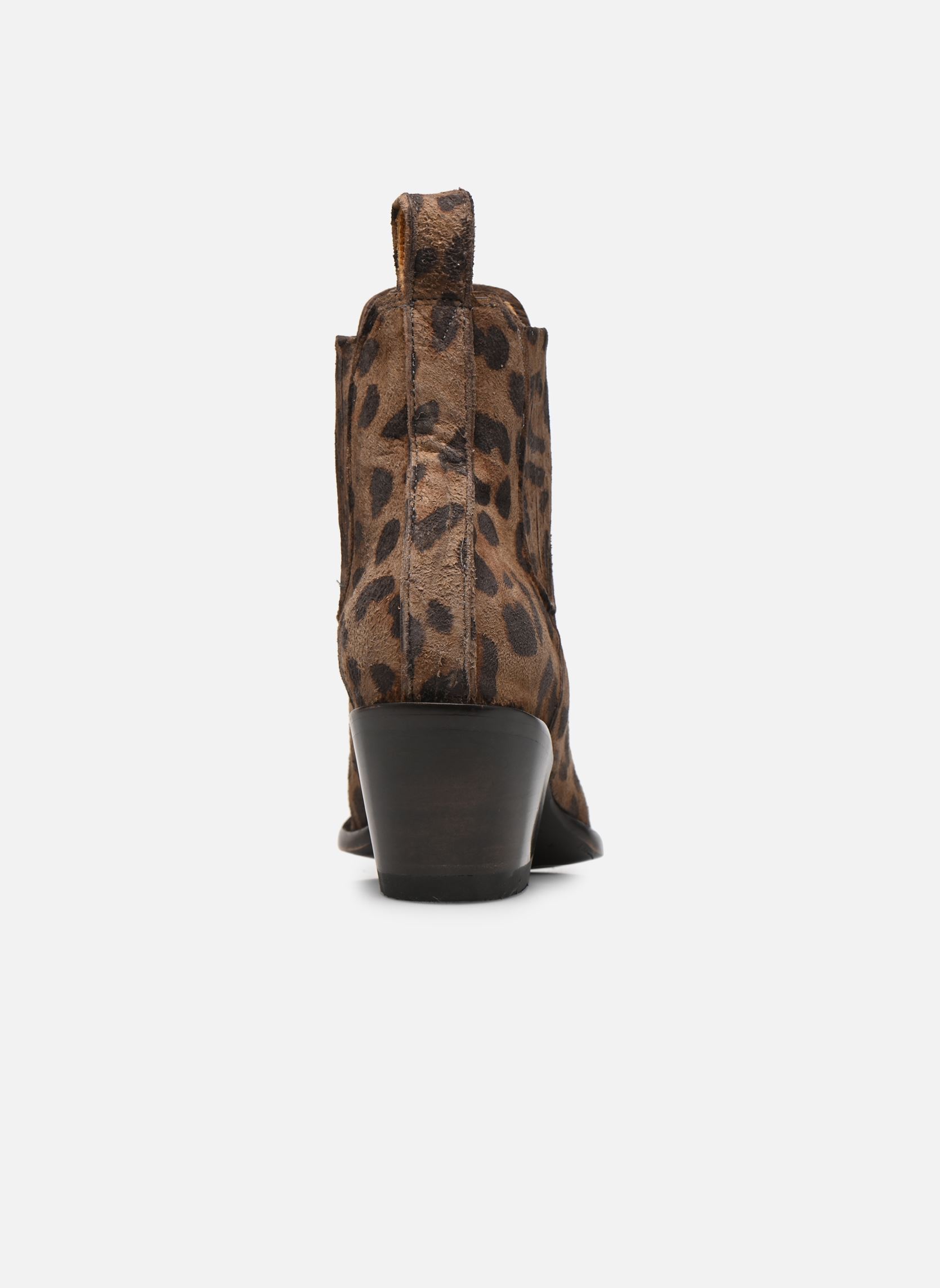 Bottines santiags Estudio femme marron Mexicana Bottines santiags Estudio femme marron DUN BROWN LEOPARDOTE