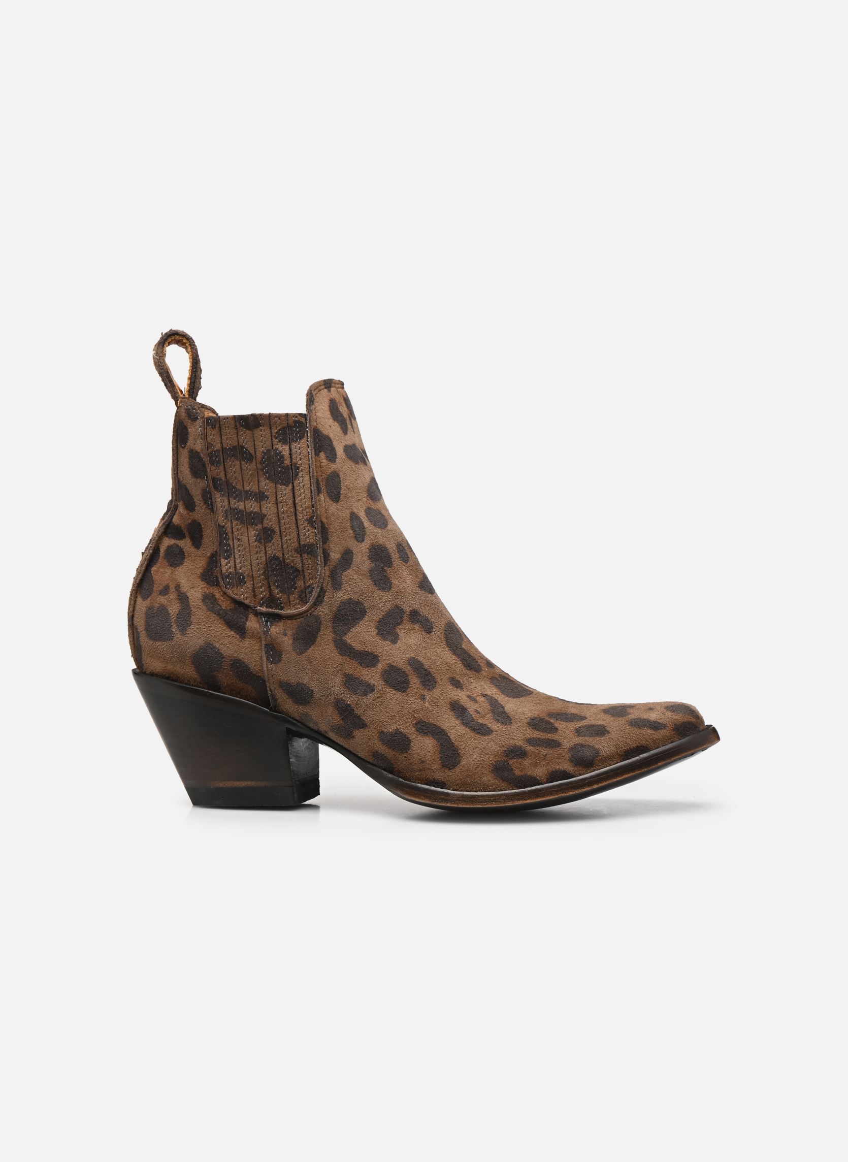 Bottines santiags Estudio femme marron Mexicana Bottines santiags Estudio femme marron DUN BROWN LEOPARDOTE