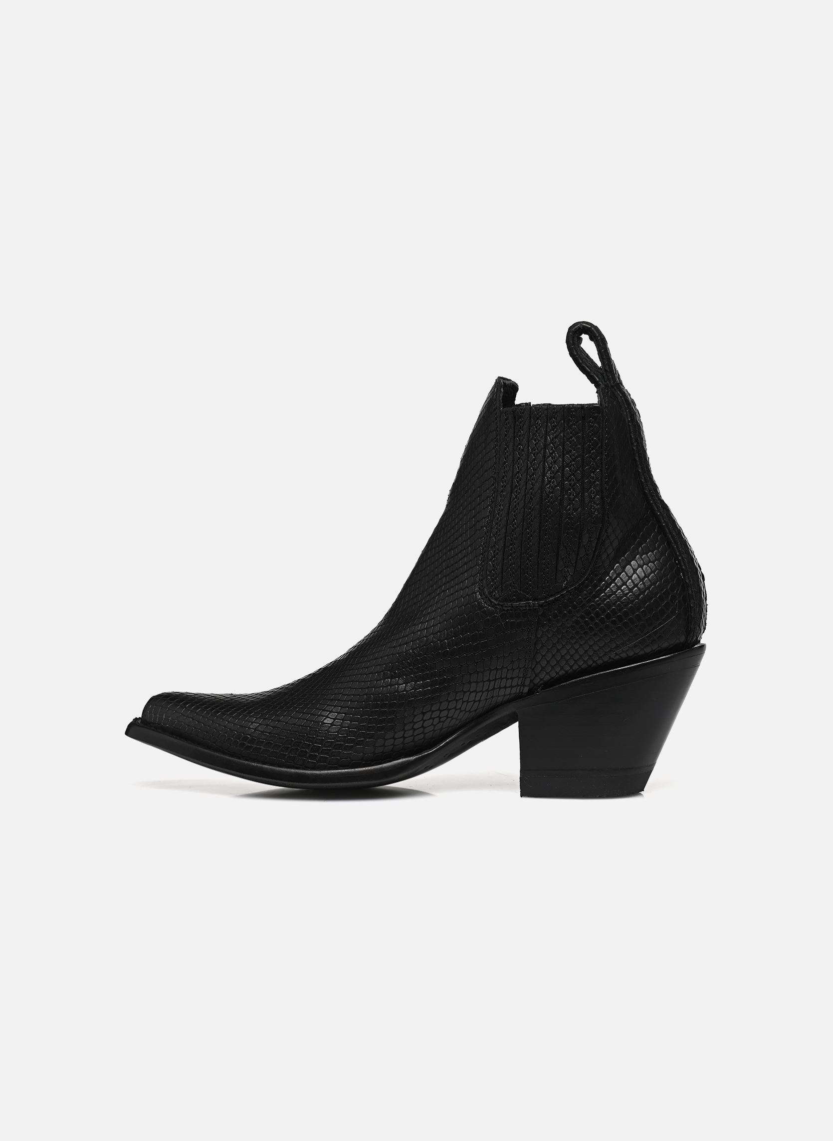 Bottines santiags Estudio femme noir Mexicana Bottines santiags Estudio femme noir Black snake