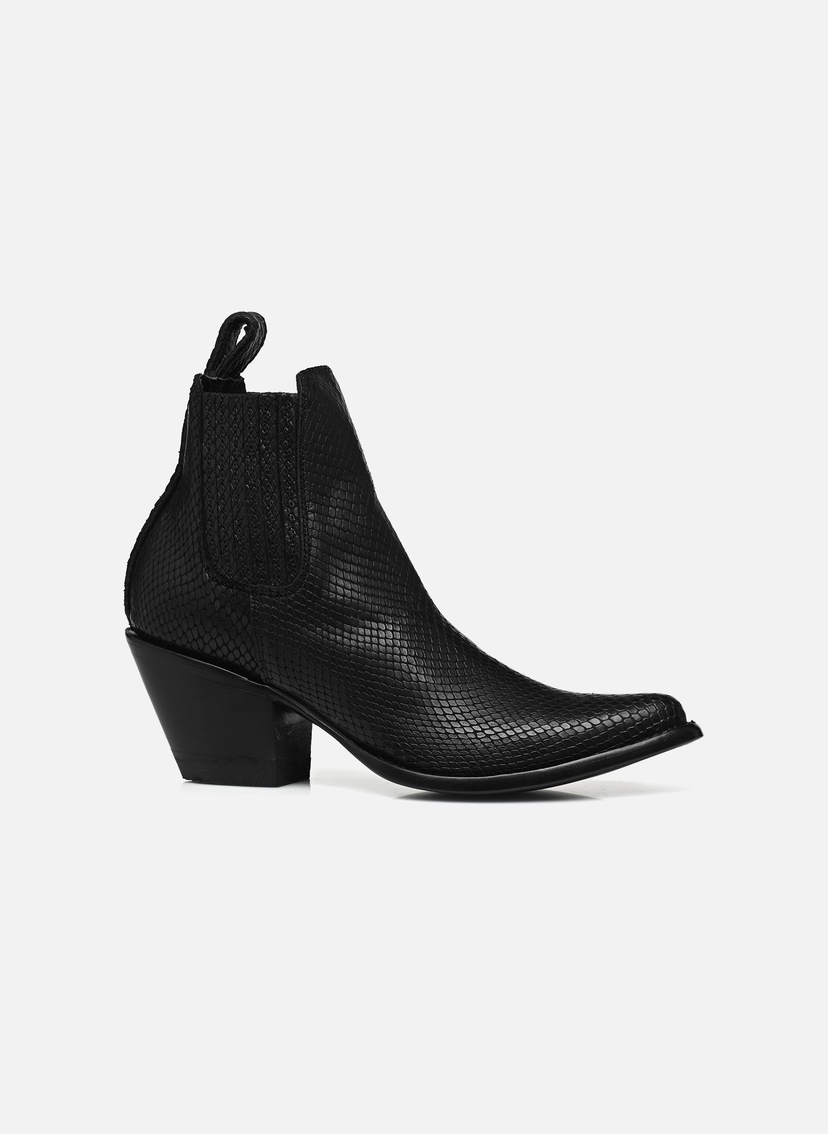 Bottines santiags Estudio femme noir Mexicana Bottines santiags Estudio femme noir Black snake